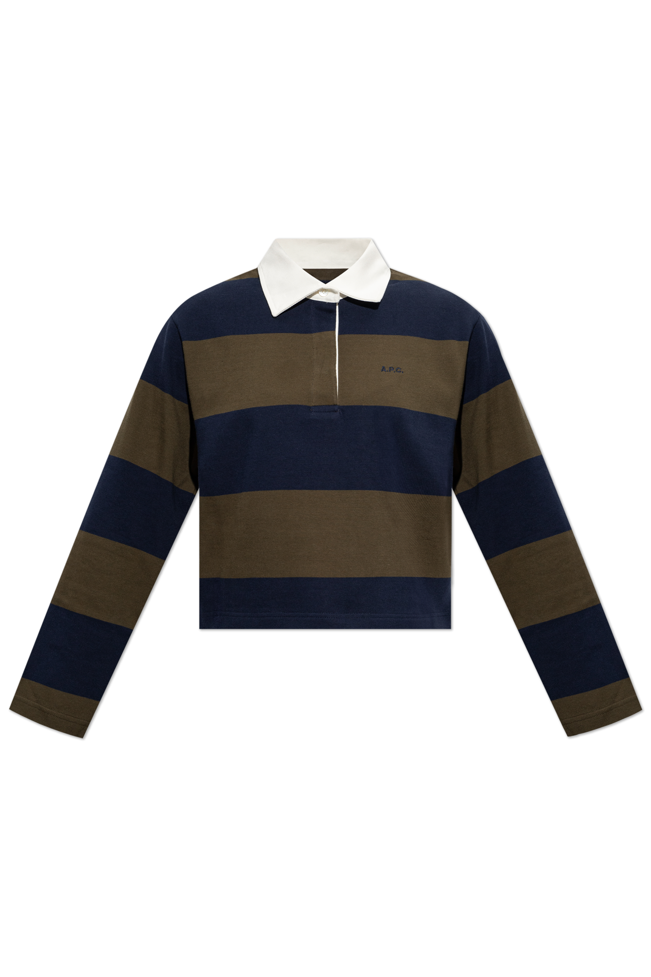 A.P.C. Polo Z Długim Rękawem, Kobiety, Zielony