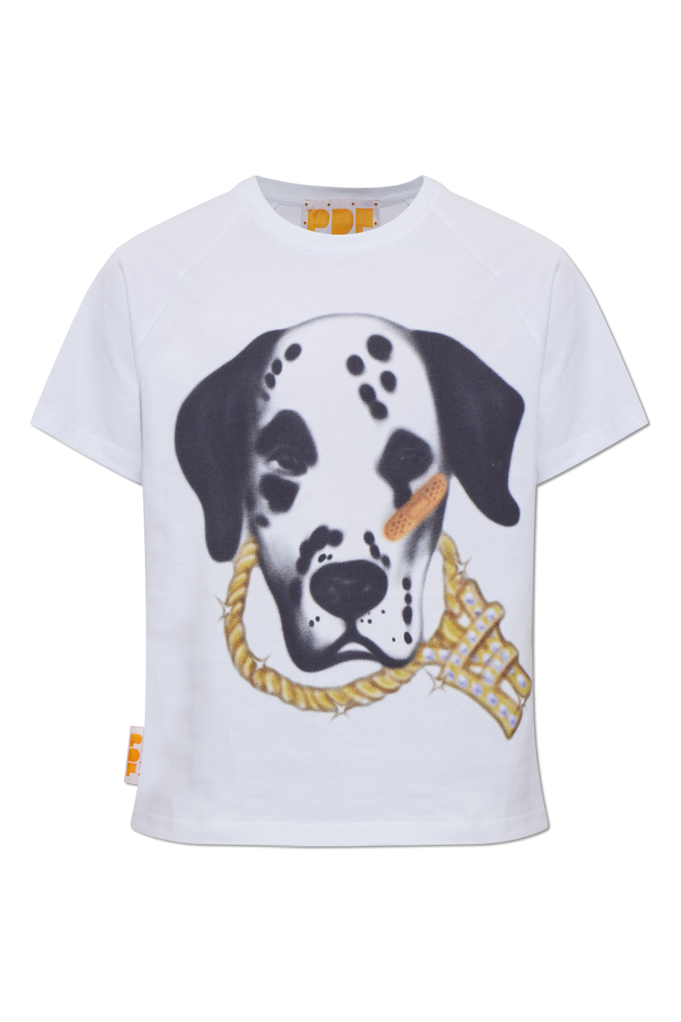 PDF T-shirt Z Nadrukiem, Mężczyźni, Biały