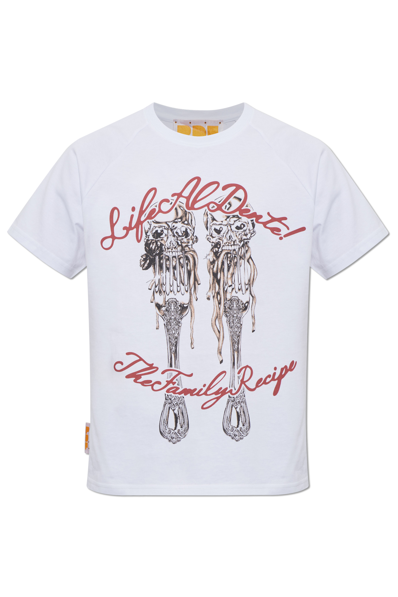 PDF T-shirt Z Nadrukiem, Mężczyźni, Biały