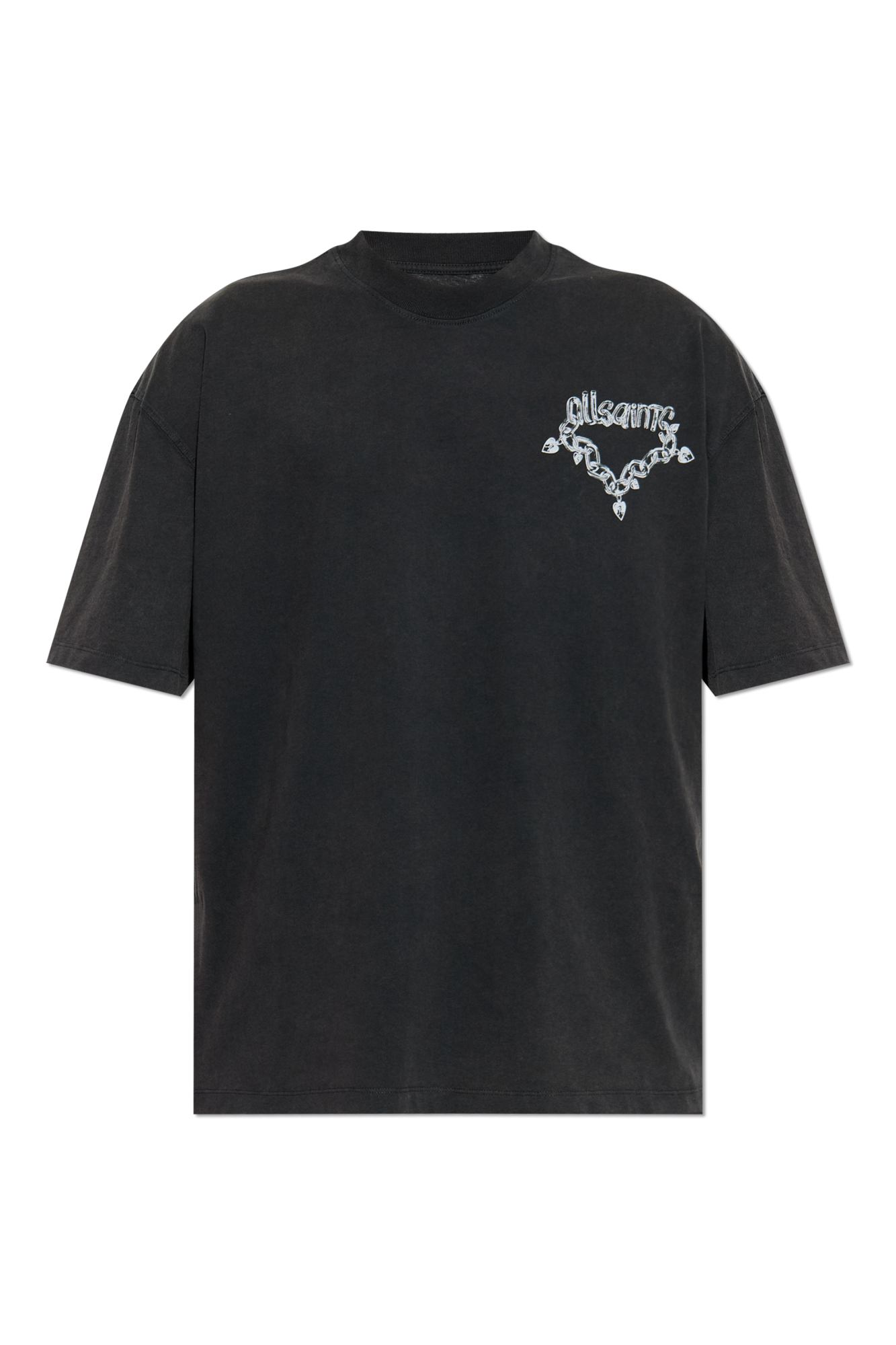 AllSaints T-shirt `Drip`, Mężczyźni, Czarny