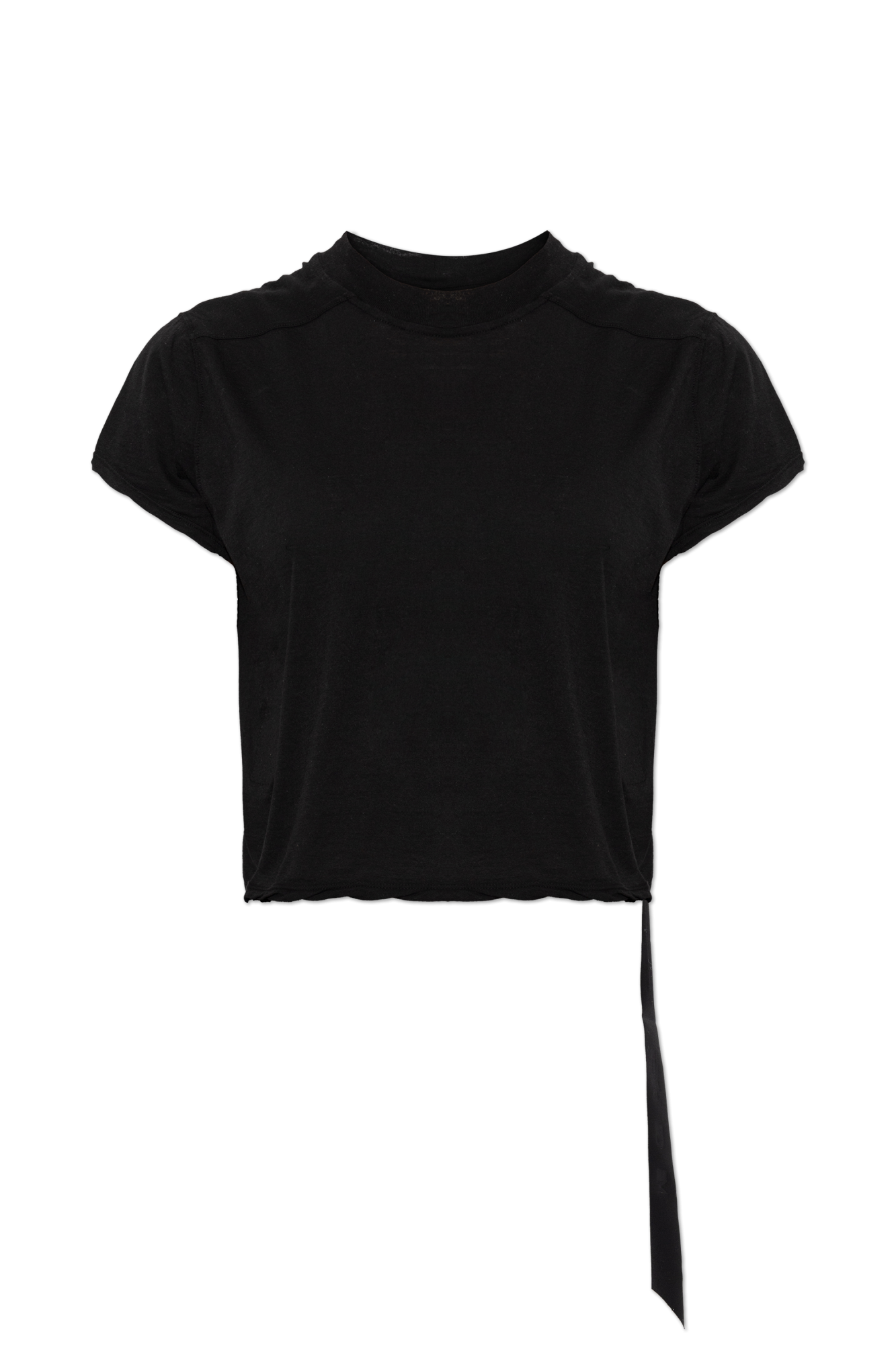 Rick Owens DRKSHDW Top Z Dekoracyjnym Paskiem, Kobiety, Czarny