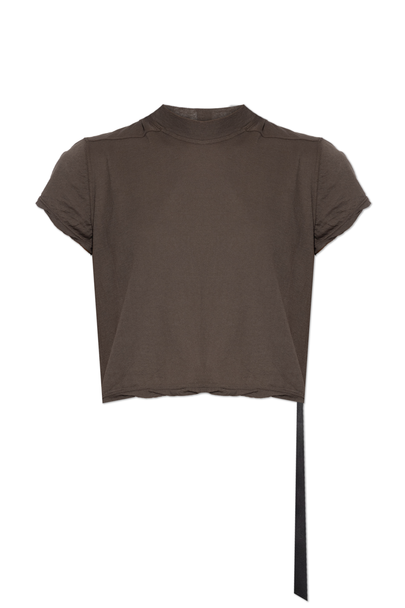 Rick Owens DRKSHDW Top Z Dekoracyjnym Paskiem, Kobiety, Brązowy