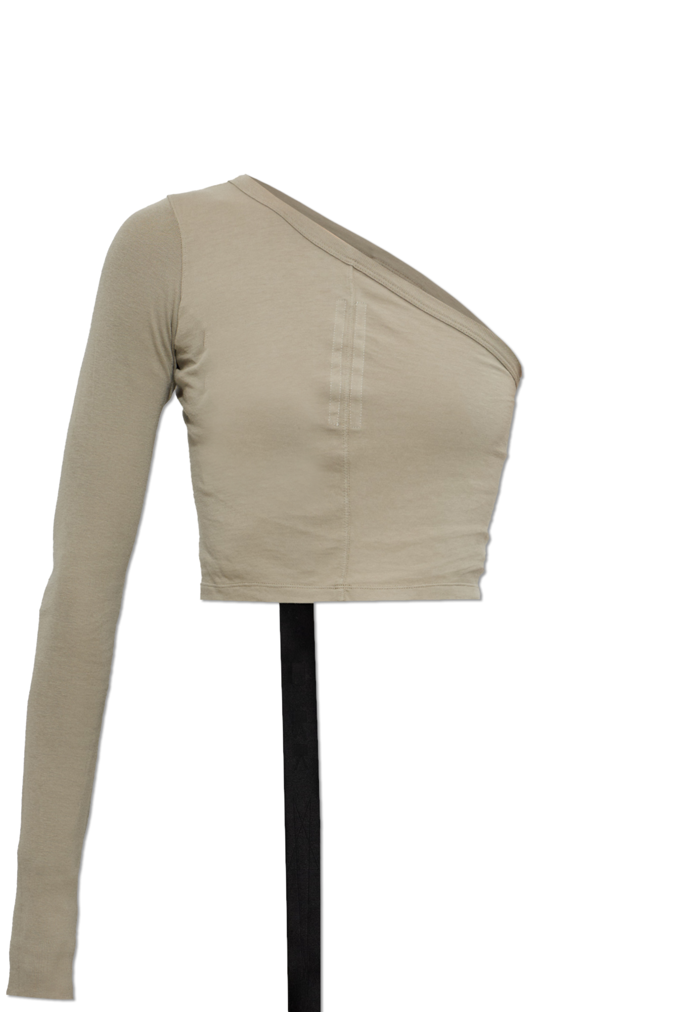 Rick Owens DRKSHDW Top Na Jedno Ramię, Kobiety, Beżowy