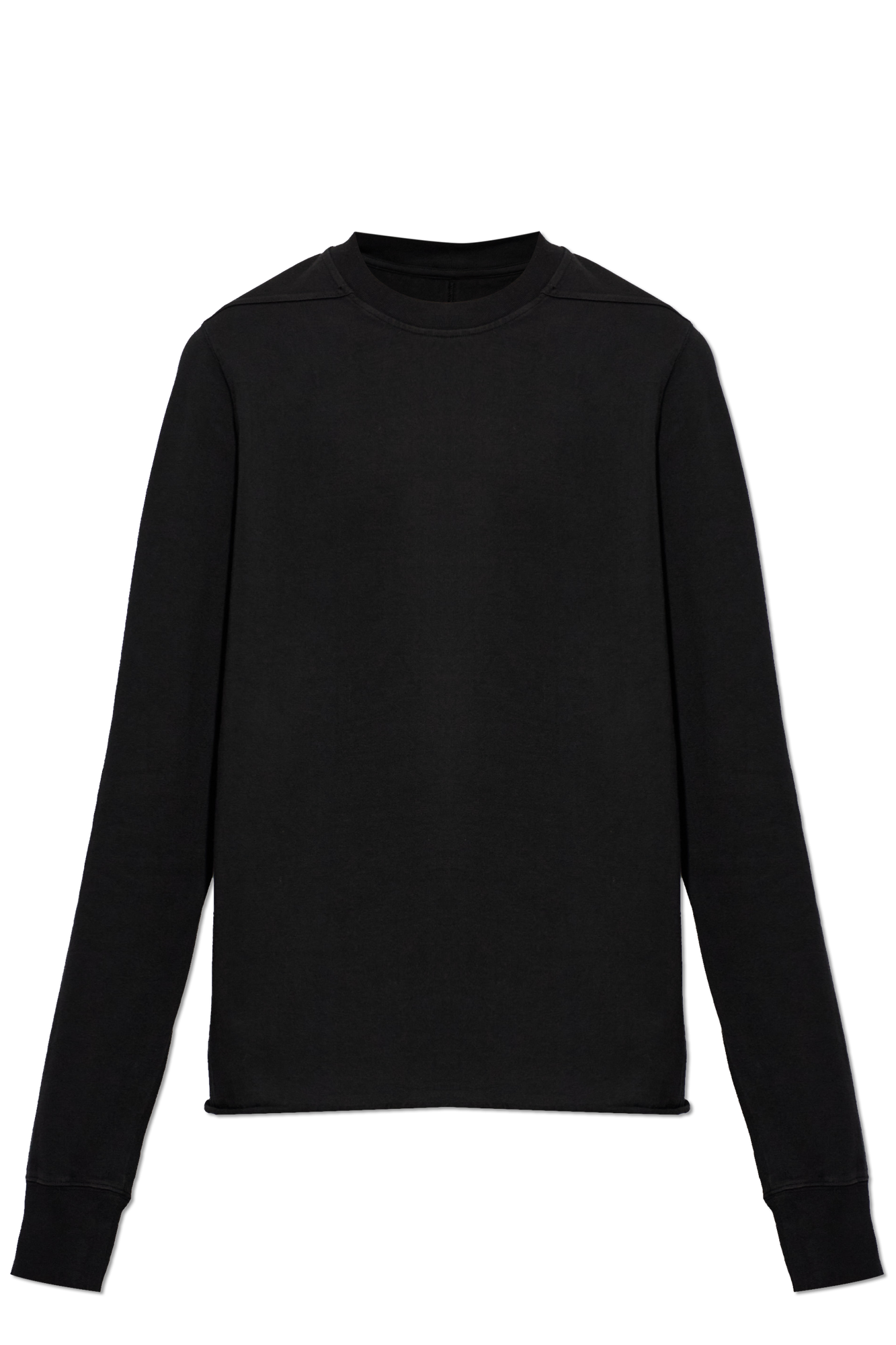 Rick Owens DRKSHDW Bluza Z Dekoracyjnym Paskiem, Mężczyźni, Czarny
