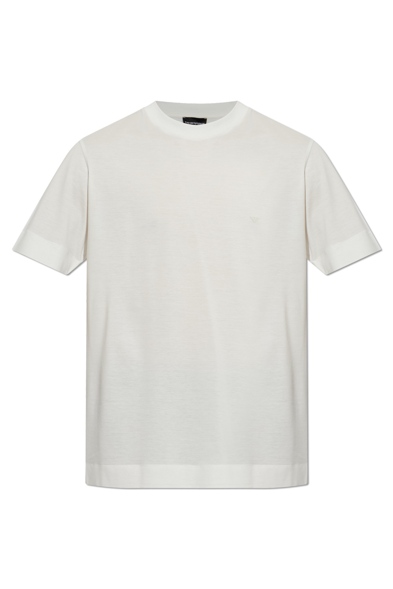 Emporio Armani T-shirt Z Logo, Mężczyźni, Biały
