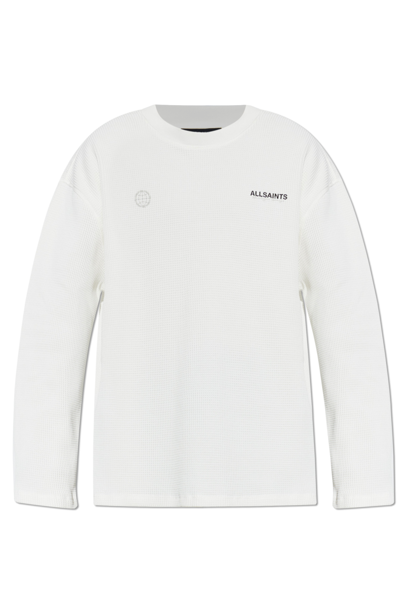 AllSaints Sweter ‘Emblem’, Mężczyźni, Biały