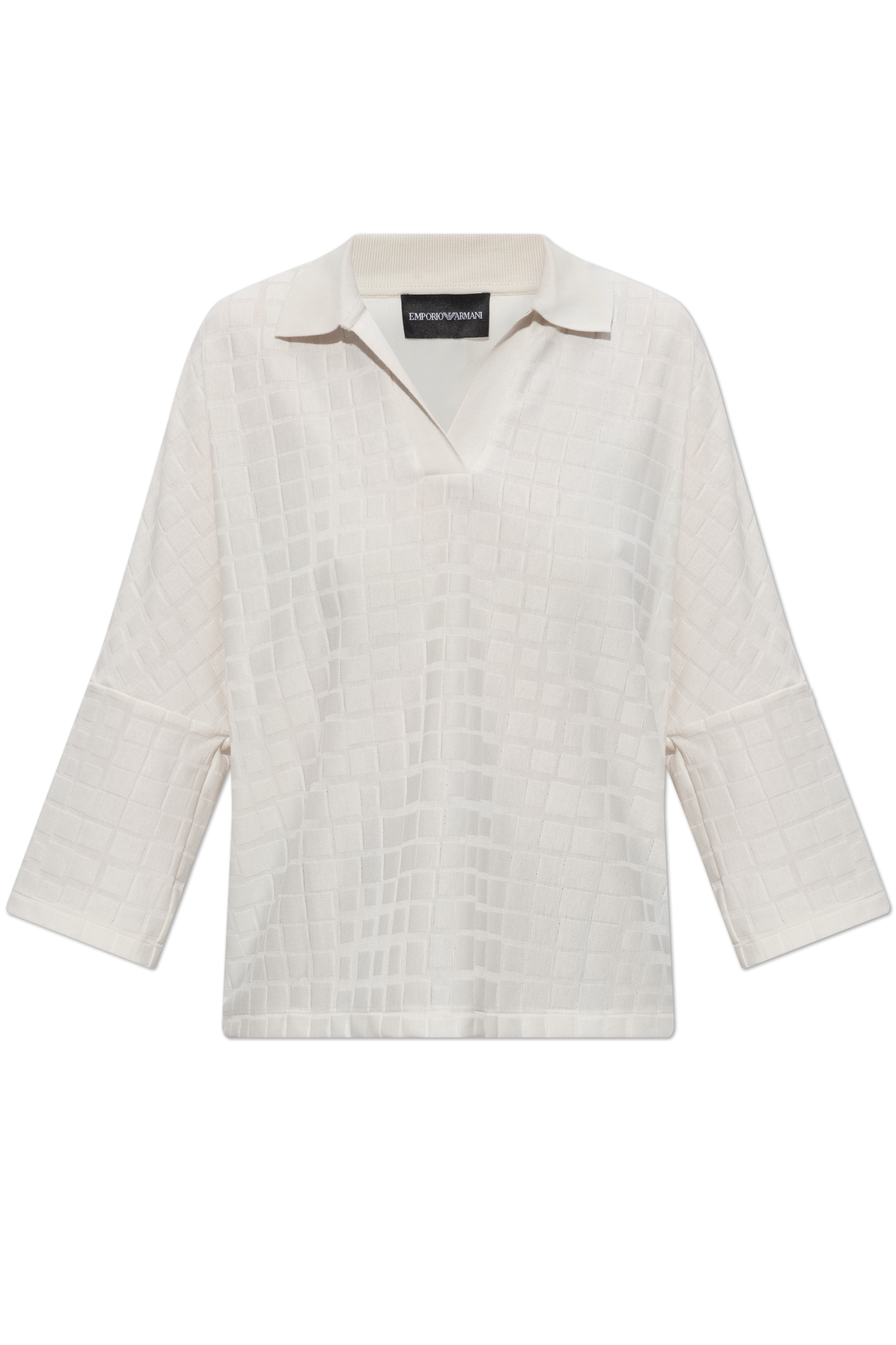 Emporio Armani Polo O Luźnym Kroju, Kobiety, Kremowy