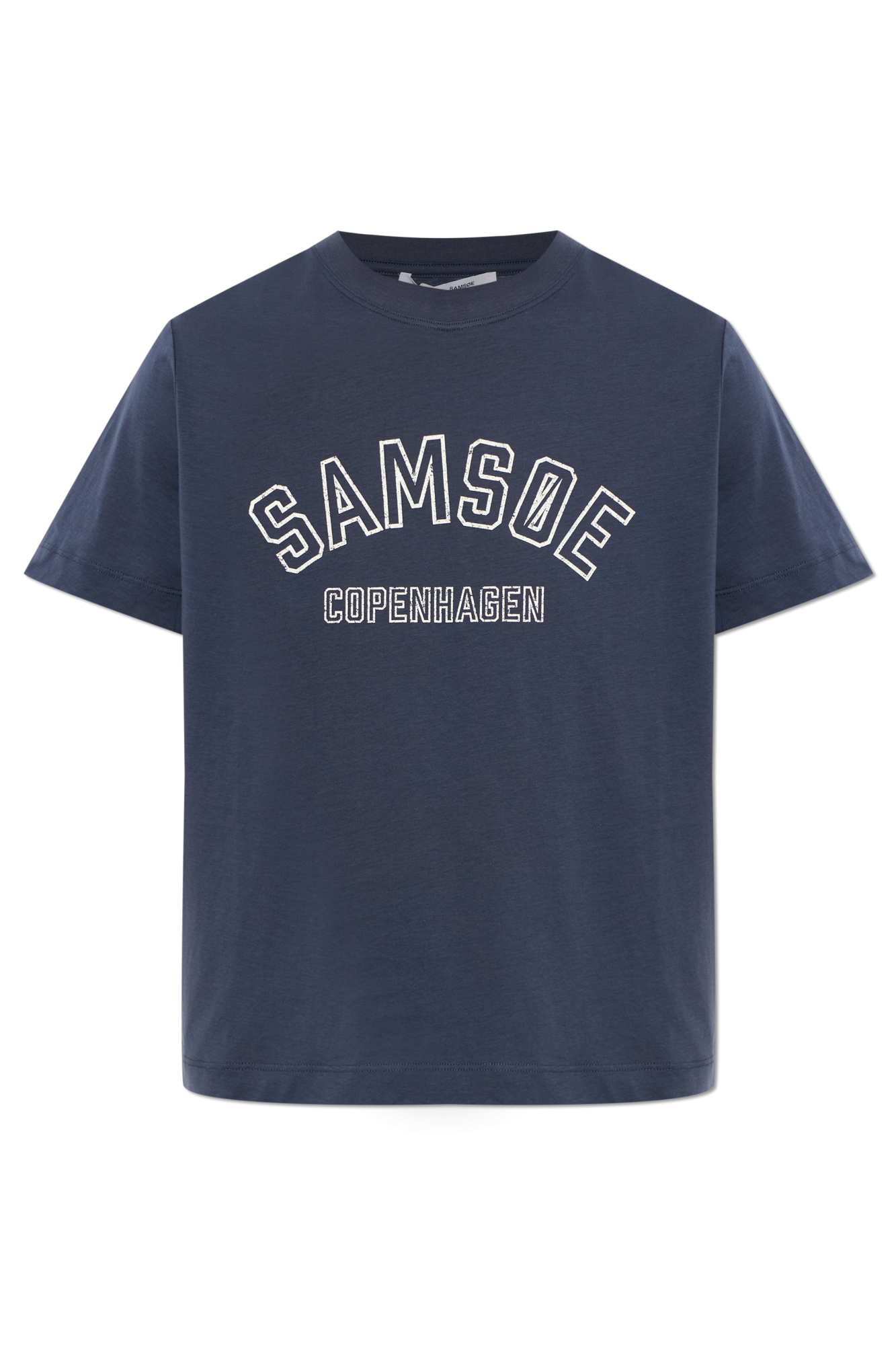 Samsøe Samsøe T-shirt `Sacamino`, Kobiety, Granatowy