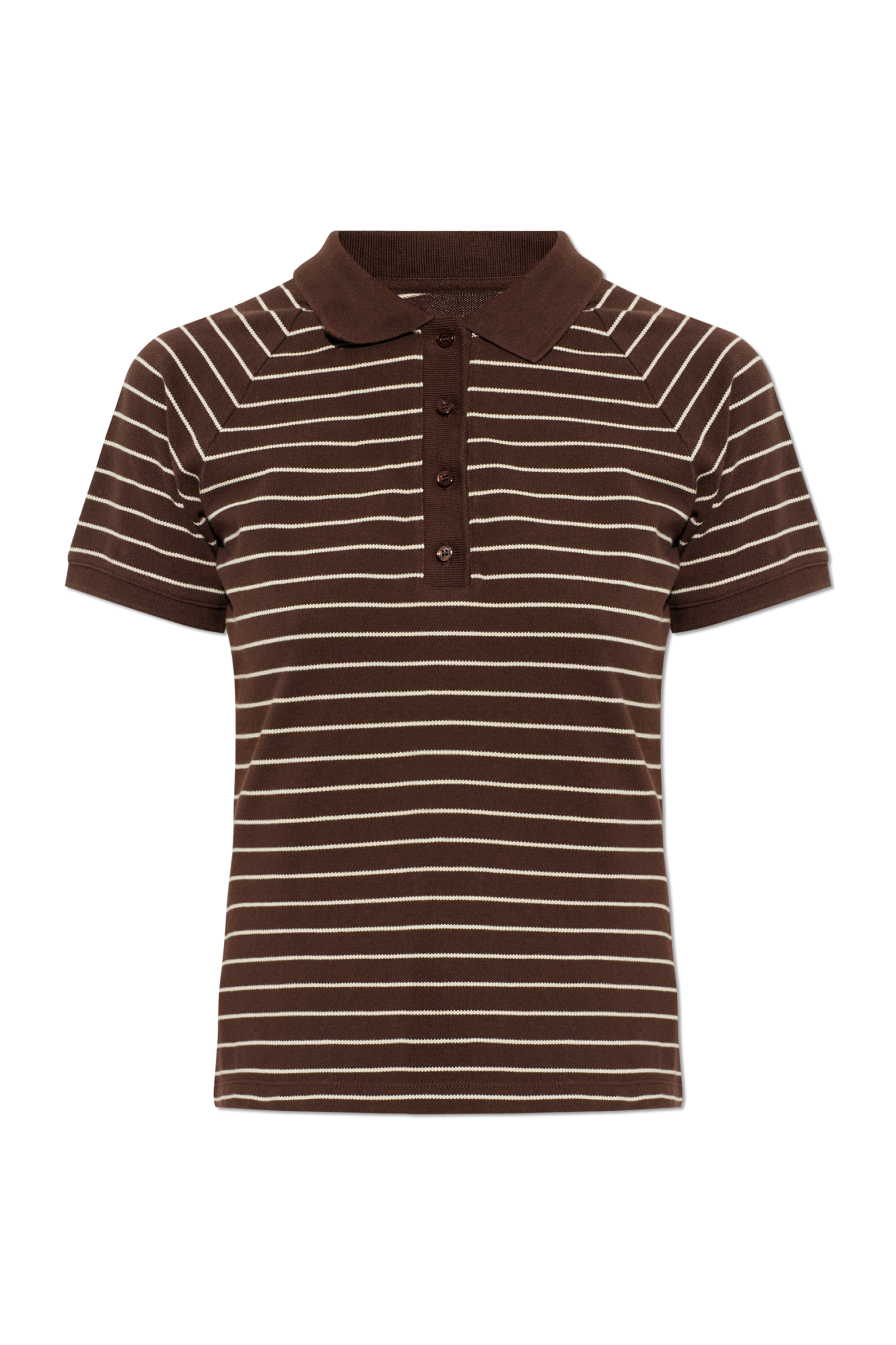 Samsøe Samsøe Polo ‘Samia’, Kobiety, Brązowy