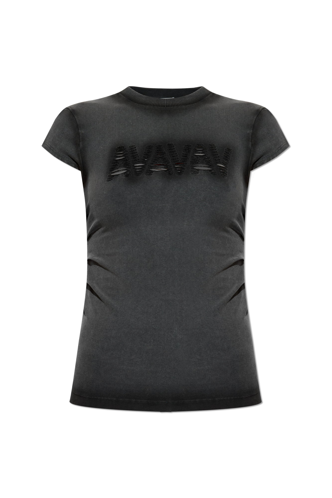 AVAVAV T-shirt Z Logo, Kobiety, Czarny