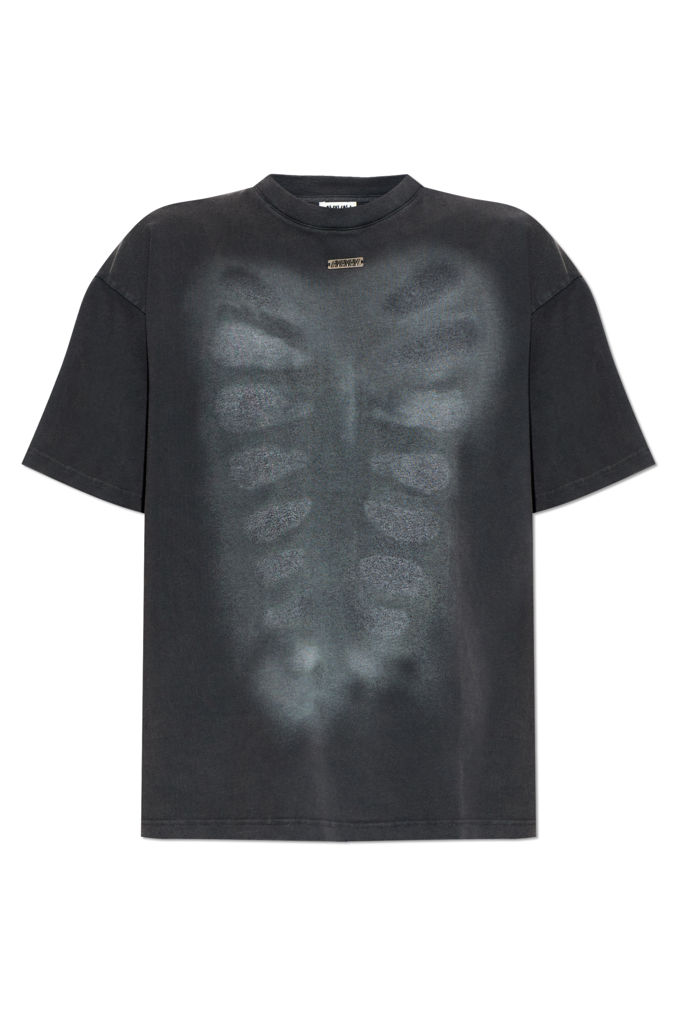 AVAVAV T-shirt Z Logo, Mężczyźni, Czarny