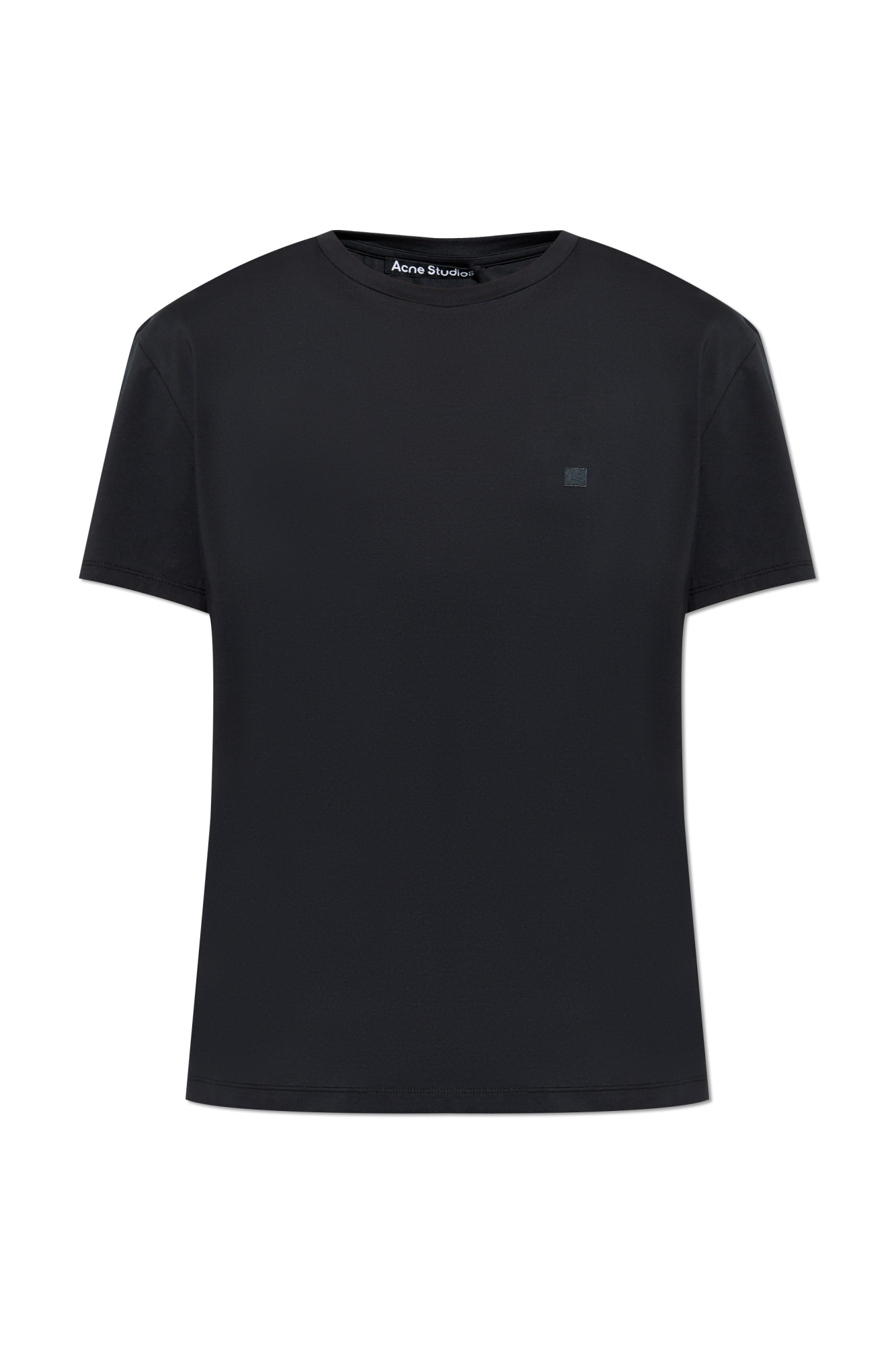 Acne Studios T-shirt Z Logo, Mężczyźni, Czarny