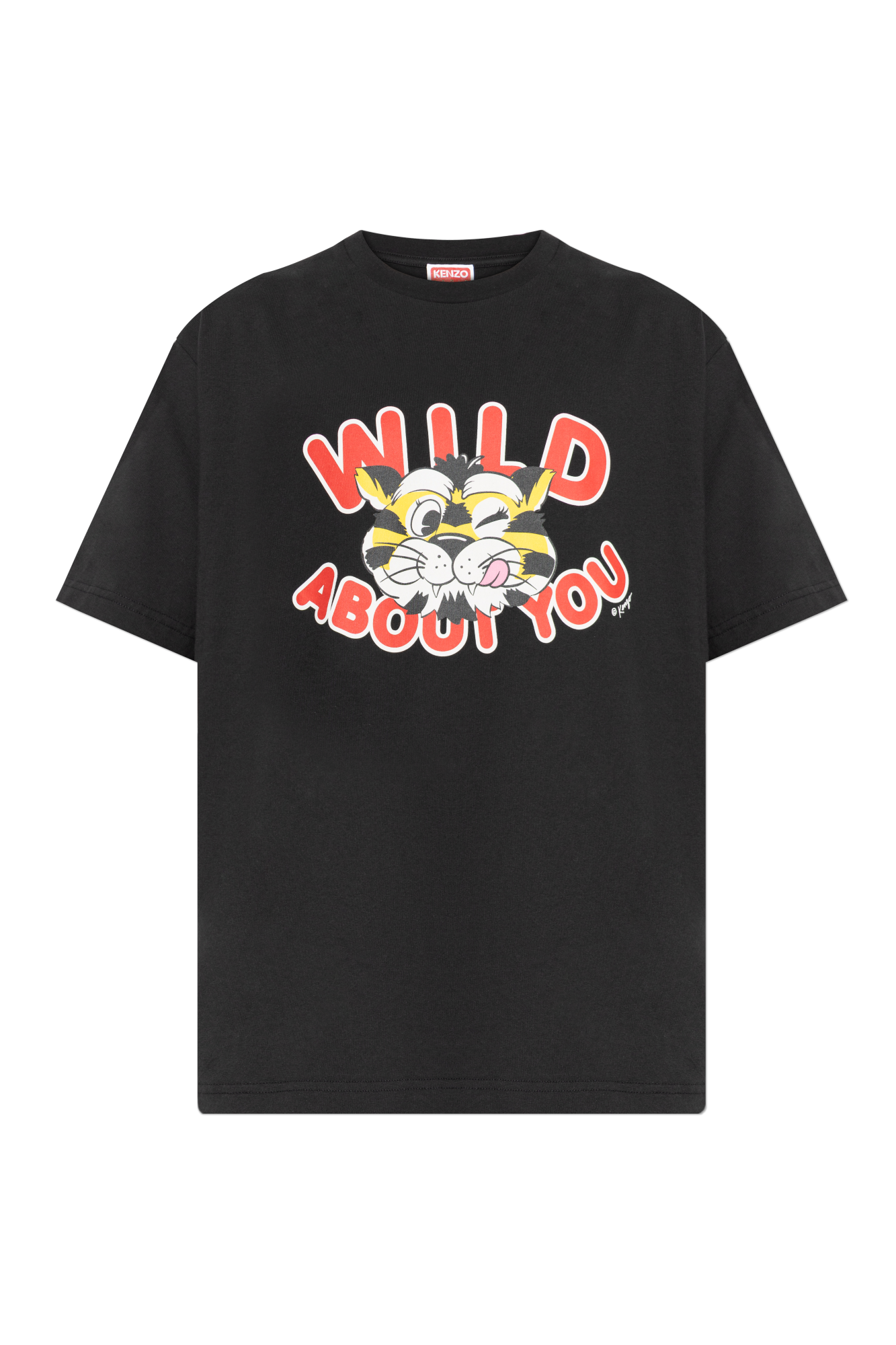 Kenzo Bawełniany T-shirt, Mężczyźni, Czarny