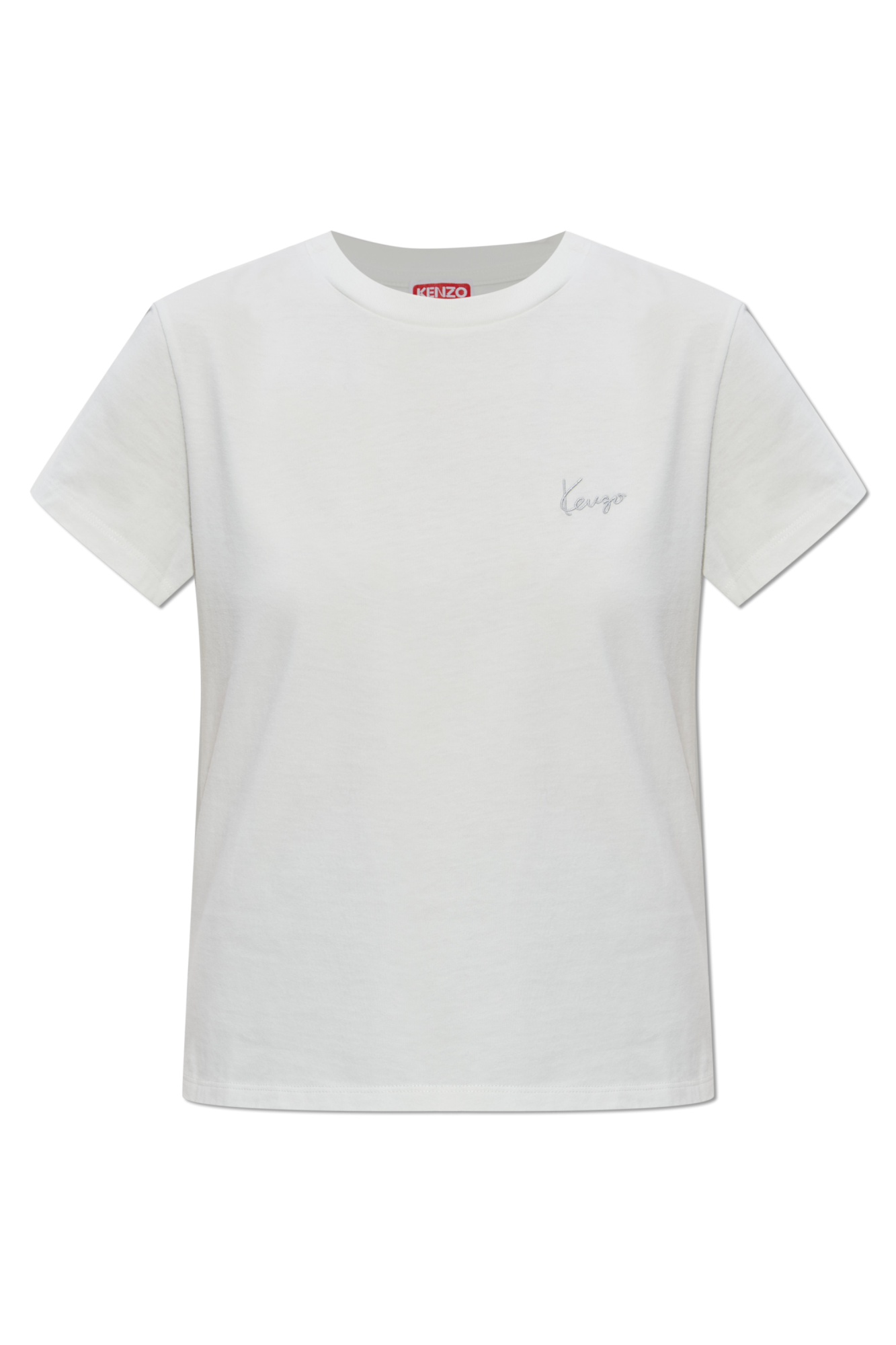 Kenzo T-shirt Z Logo, Kobiety, Biały