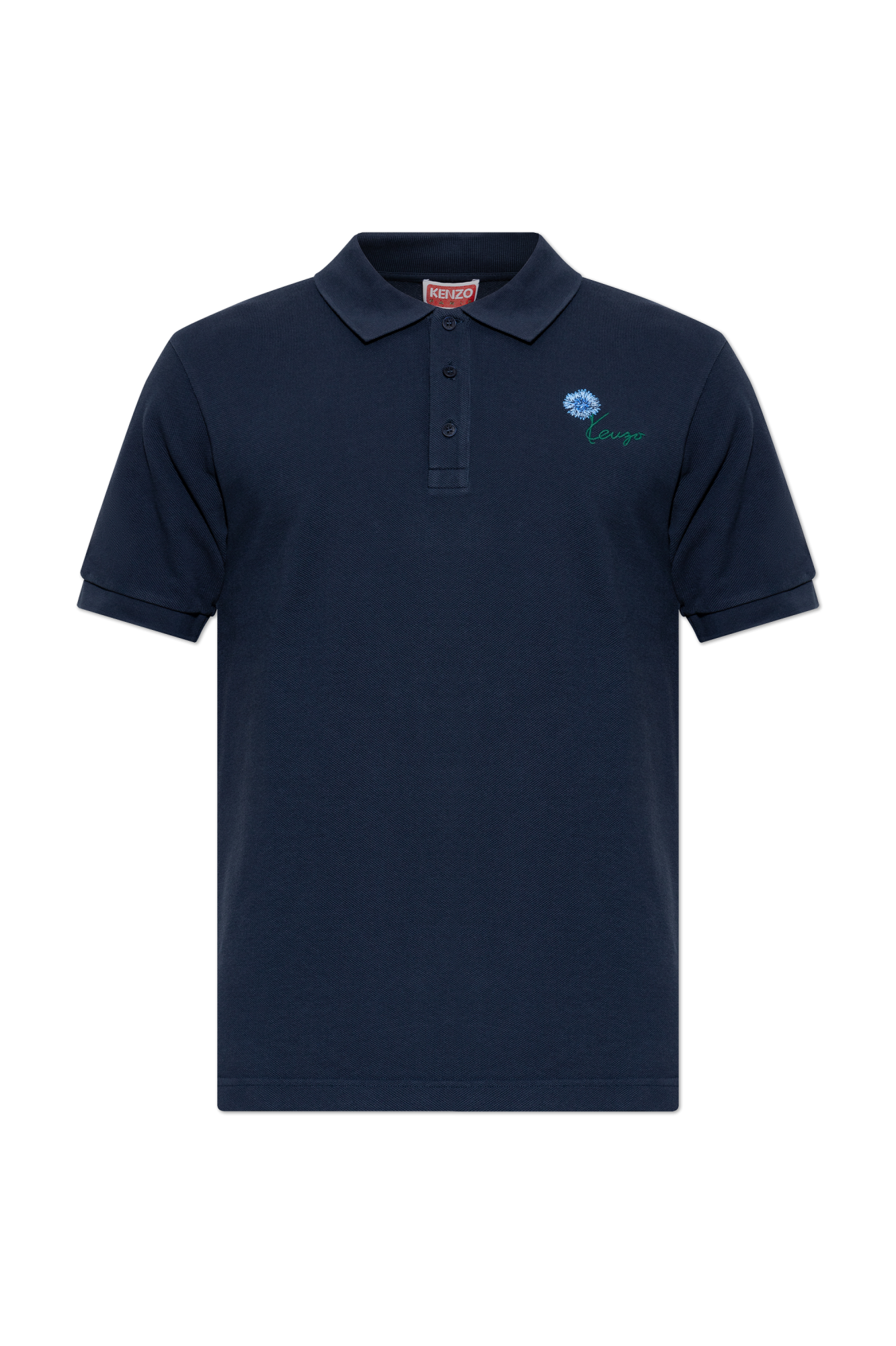 Kenzo Polo Z Logo, Mężczyźni, Granatowy