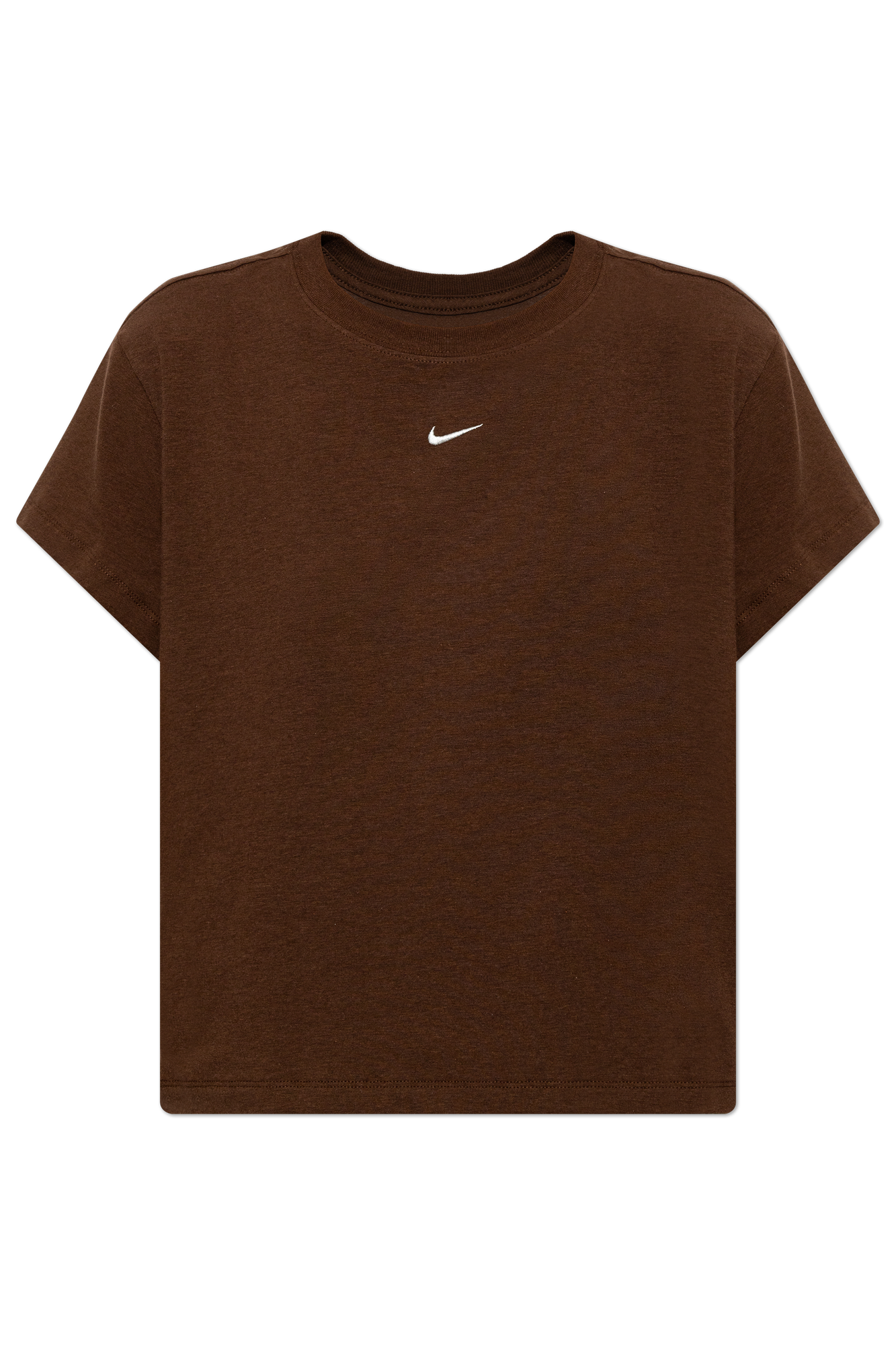 Nike T-shirt Z Logo, Kobiety, Brązowy