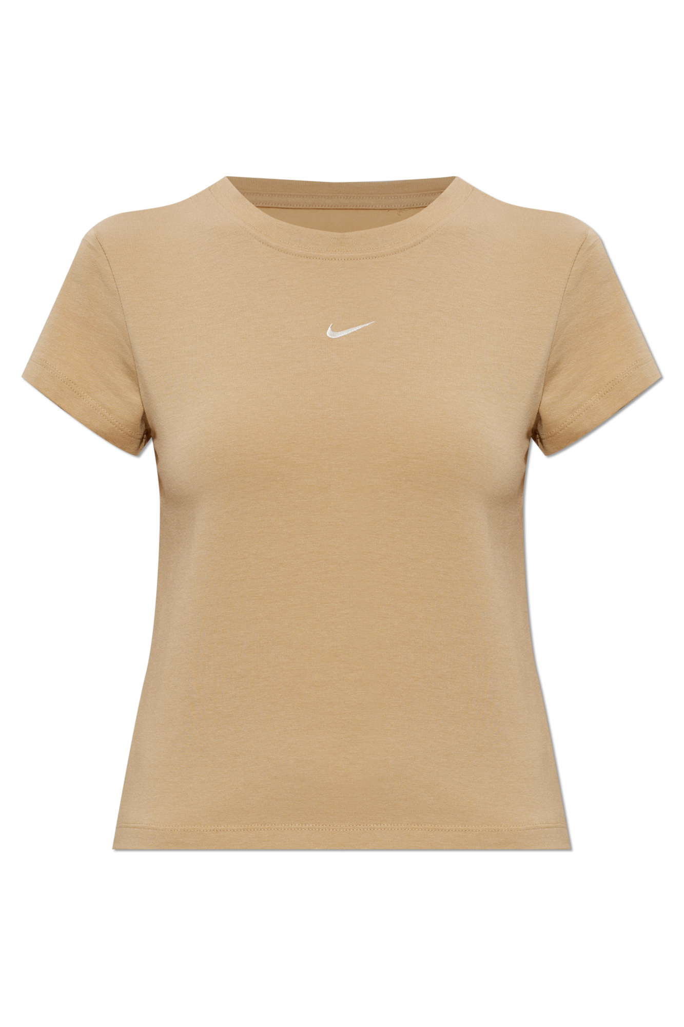 Nike T-shirt Z Logo, Kobiety, Beżowy