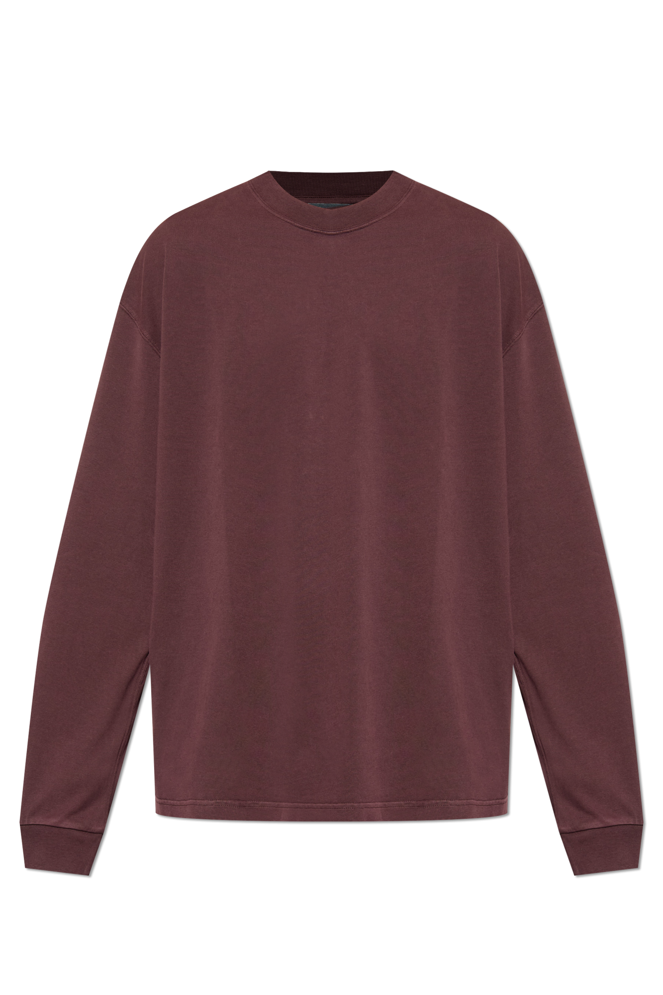 Dolce & Gabbana T-shirt Z Długimi Rękawami, Mężczyźni, Bordo