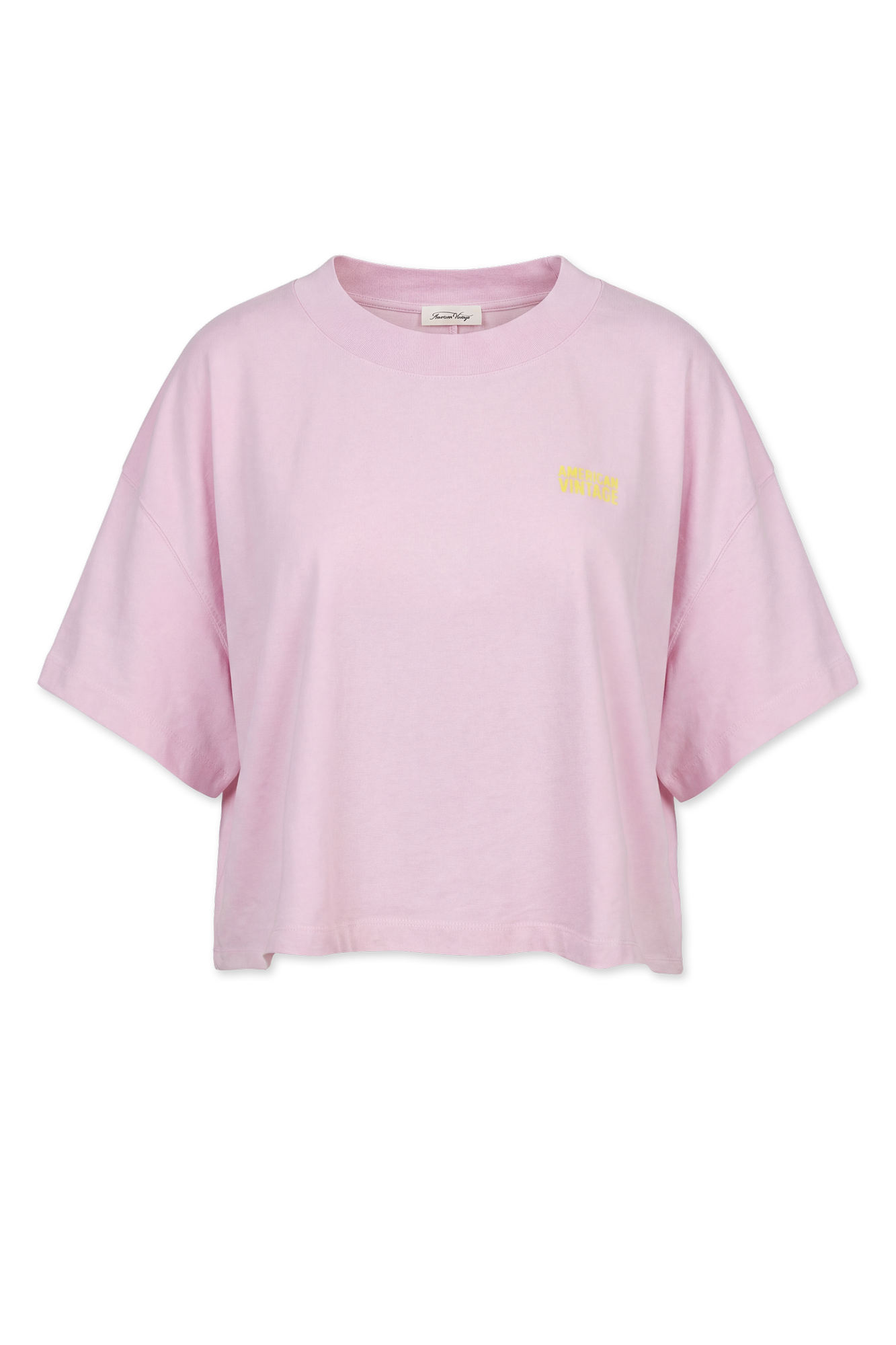 American Vintage T-shirt Typu `oversize`, Kobiety, Różowy