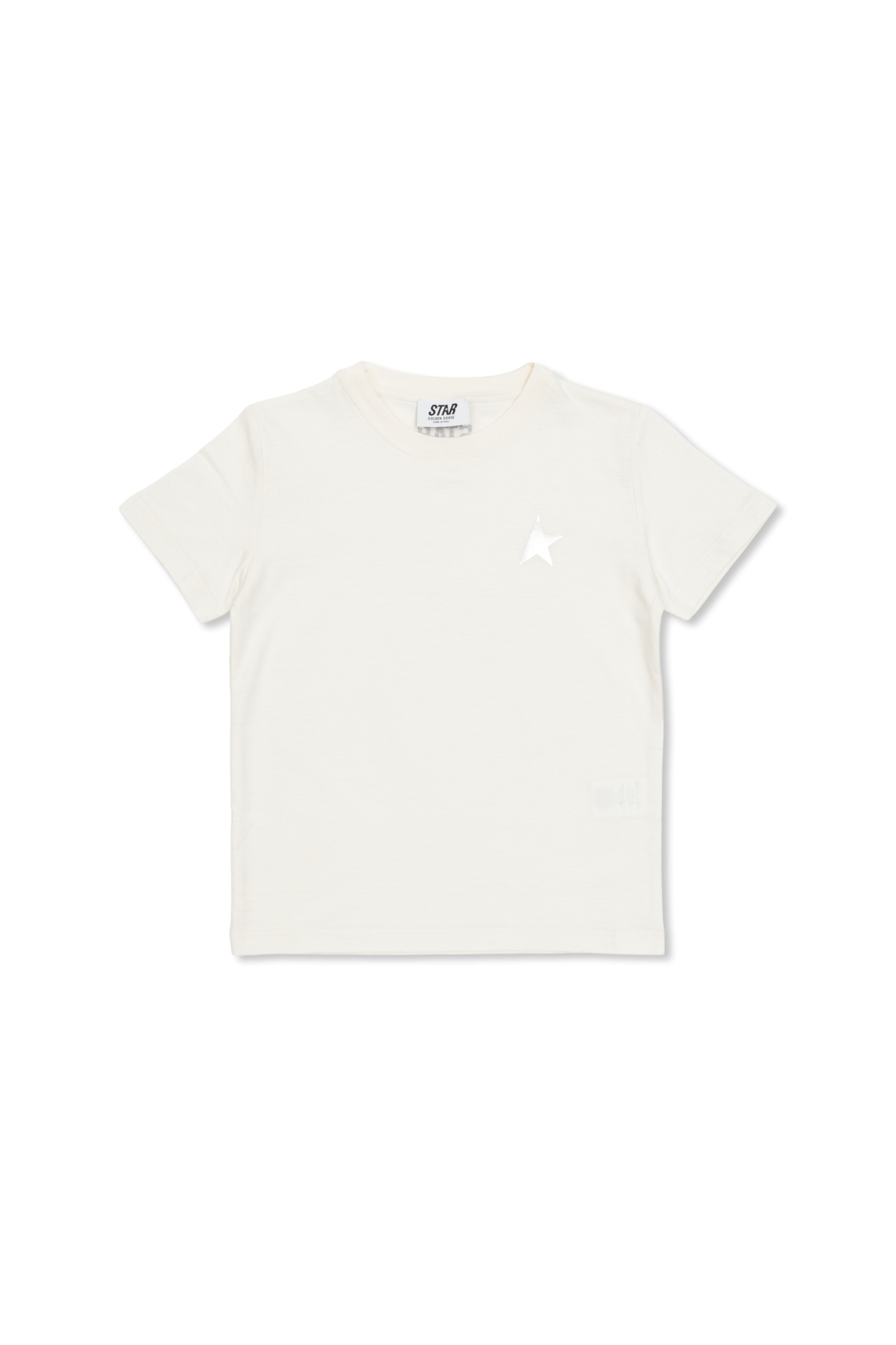 Golden Goose Kids T-shirt Z Nadrukiem, Unisex, Kremowy