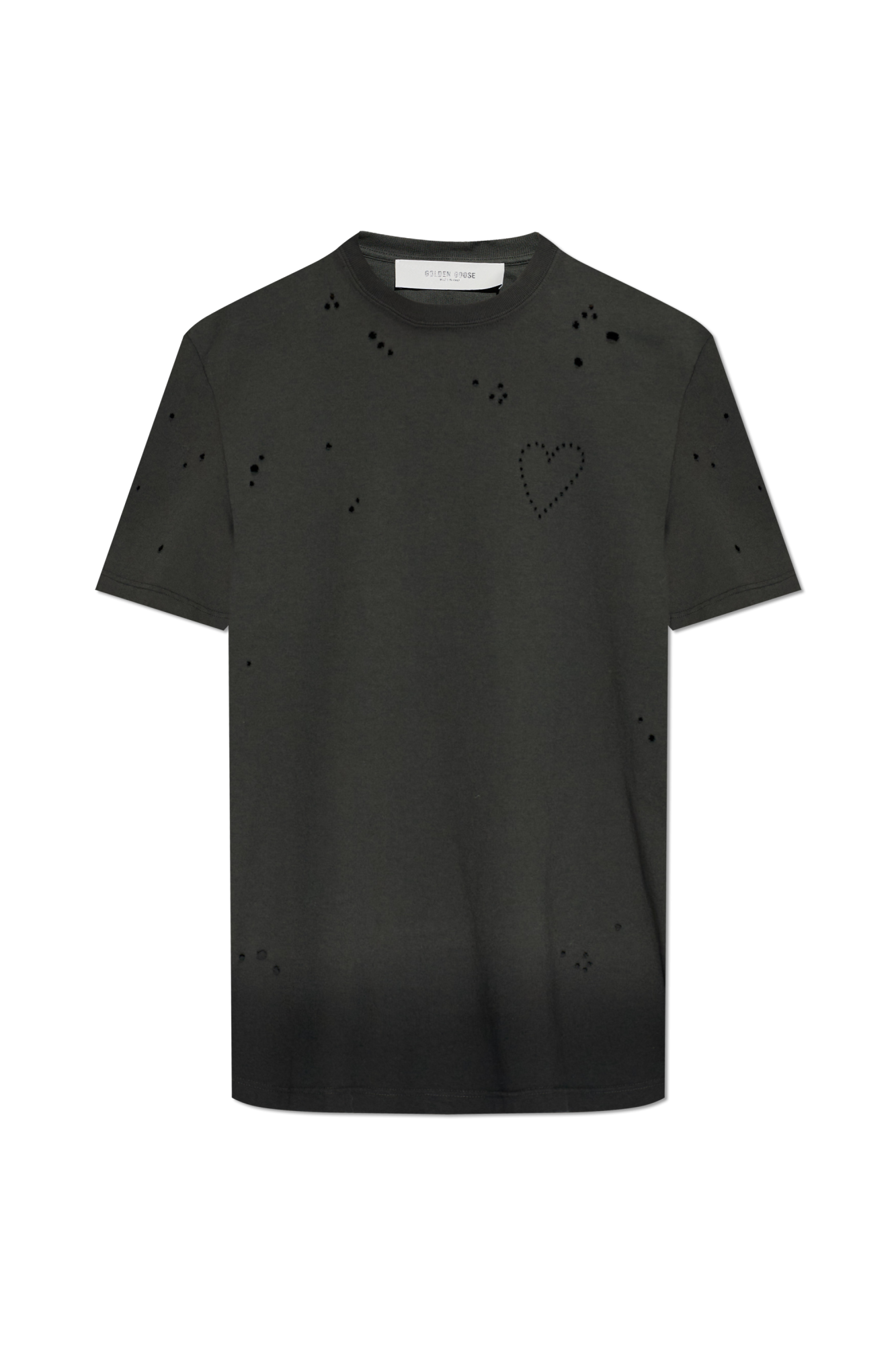 Golden Goose Bawełniane Polo, Mężczyźni, Szary