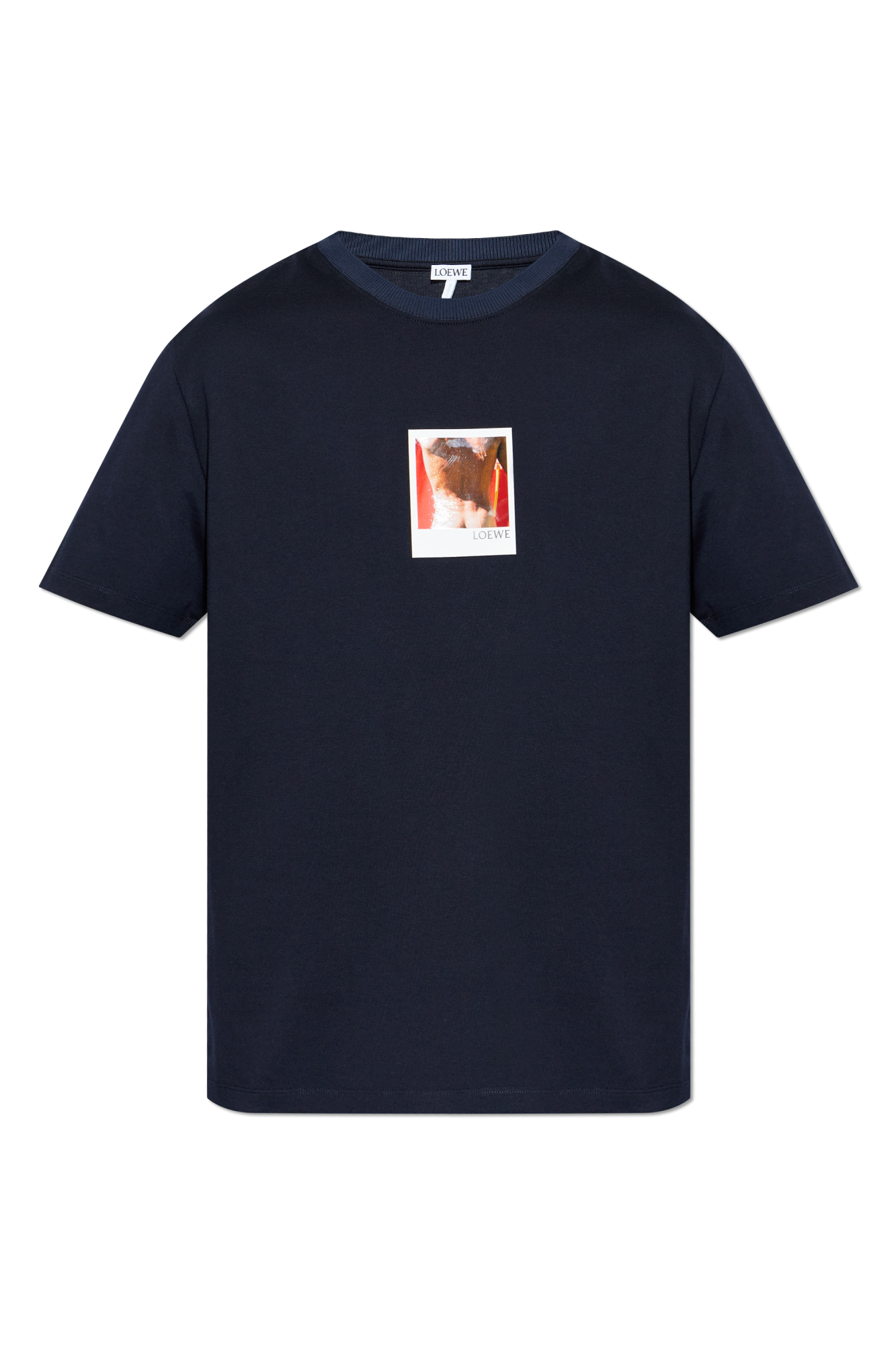 Loewe T-shirt Z Nadrukiem, Mężczyźni, Granatowy