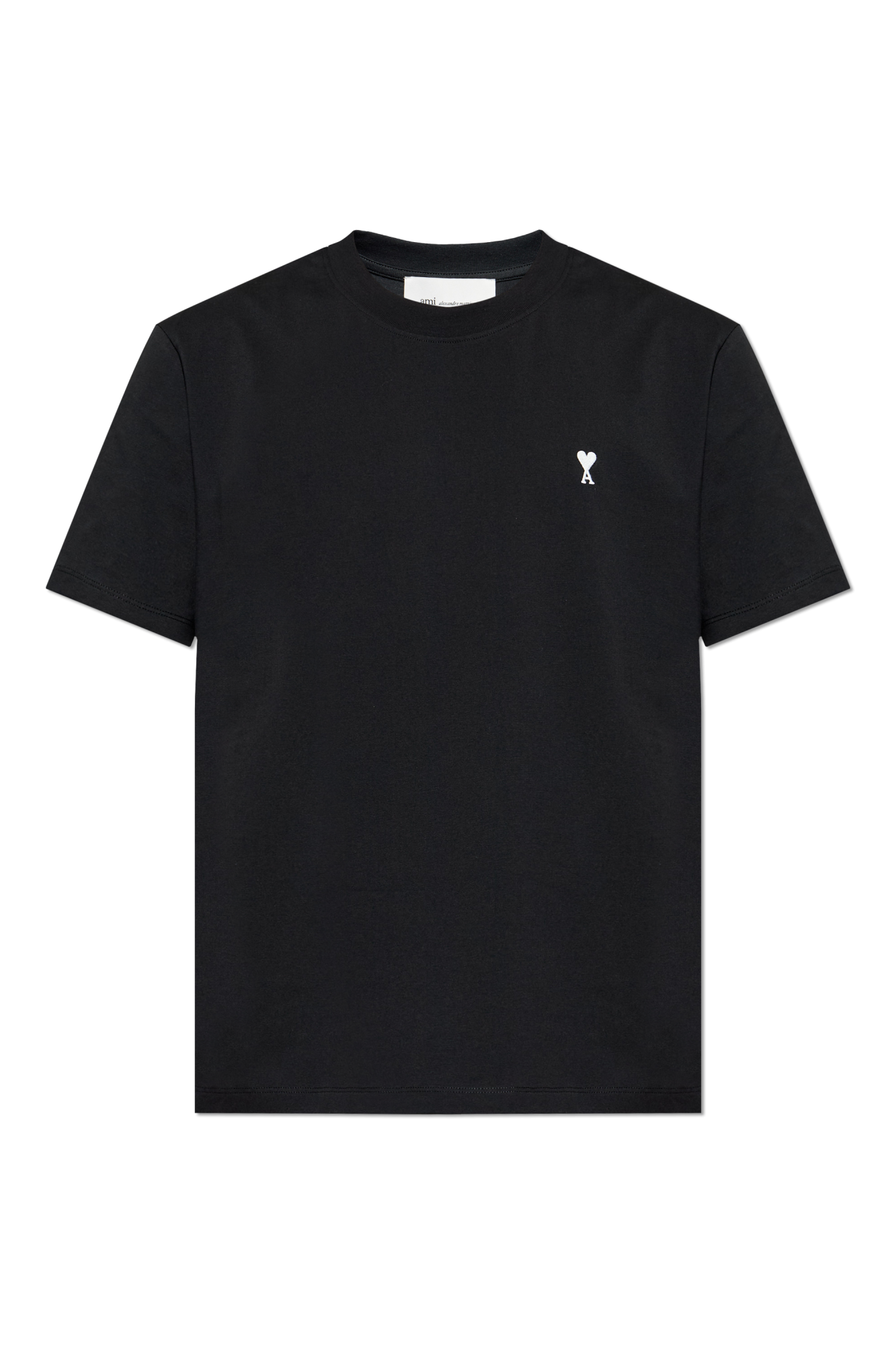 Ami Alexandre Mattiussi T-shirt Z Logo, Mężczyźni, Czarny