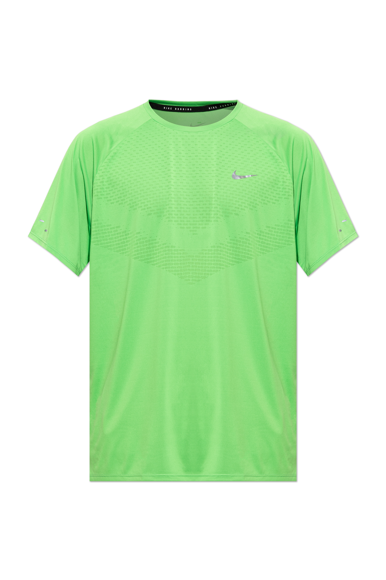 Nike T-shirt Z Nadrukowanym Logo, Mężczyźni, Neonowy