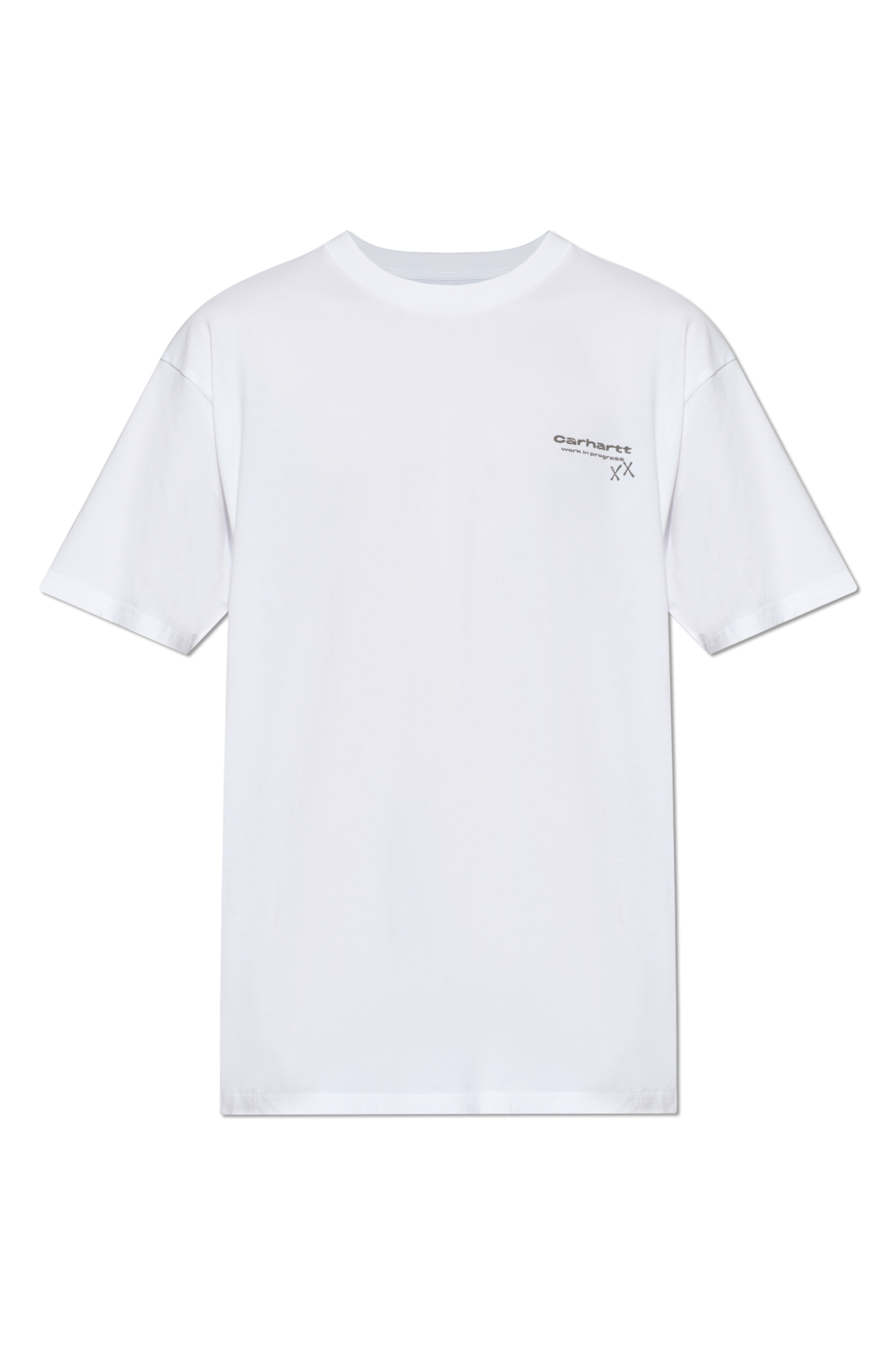 Carhartt WIP T-shirt Z Logo, Mężczyźni, Biały