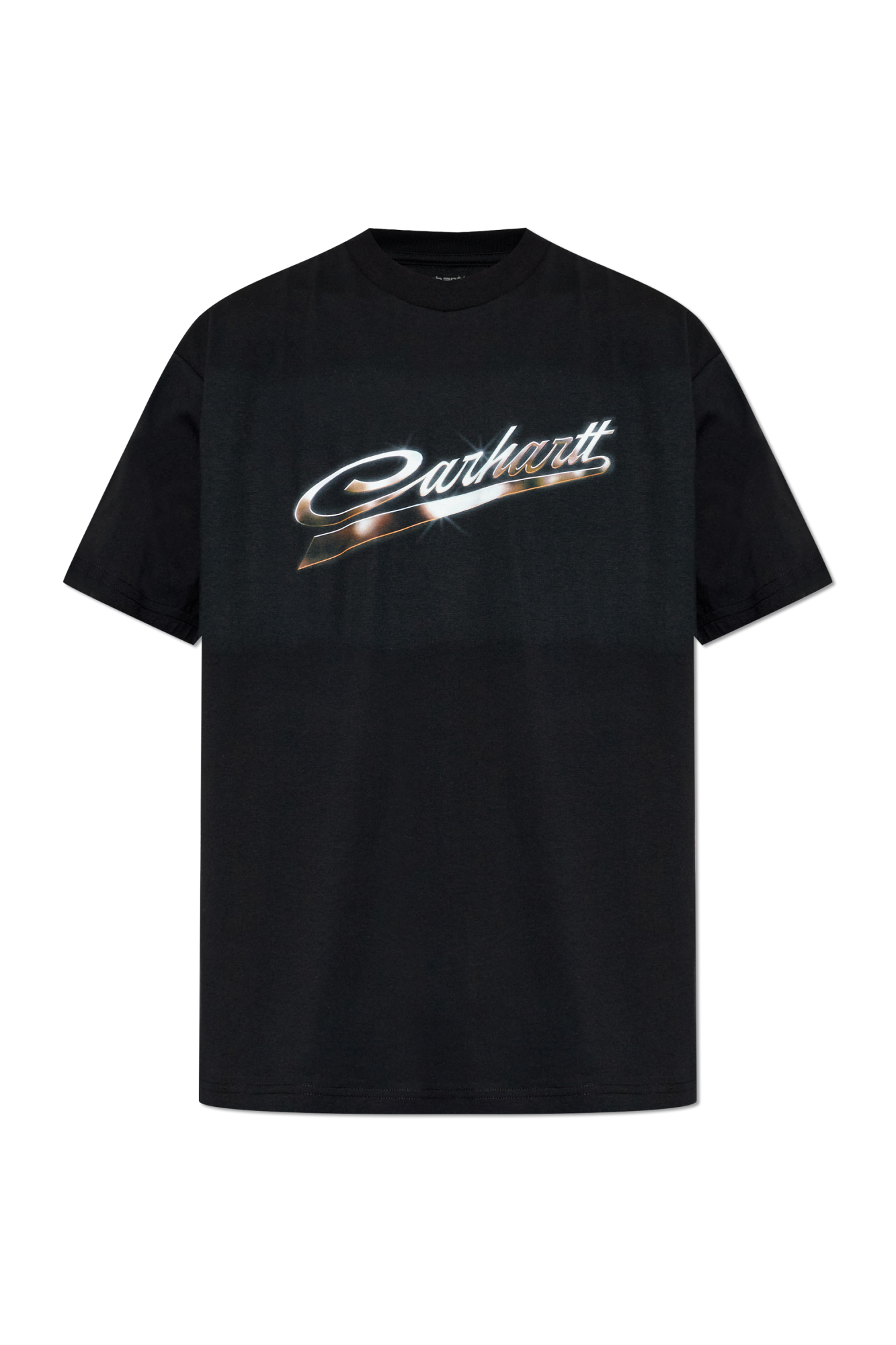 Carhartt WIP T-shirt Z Nadrukiem, Mężczyźni, Czarny
