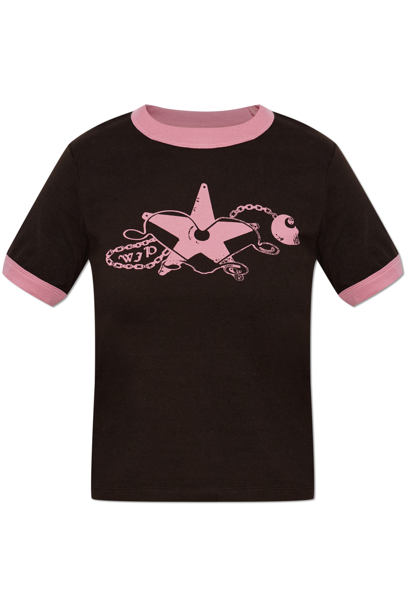 Carhartt WIP T-shirt `Outlaw Star Ringer`, Kobiety, Brązowy
