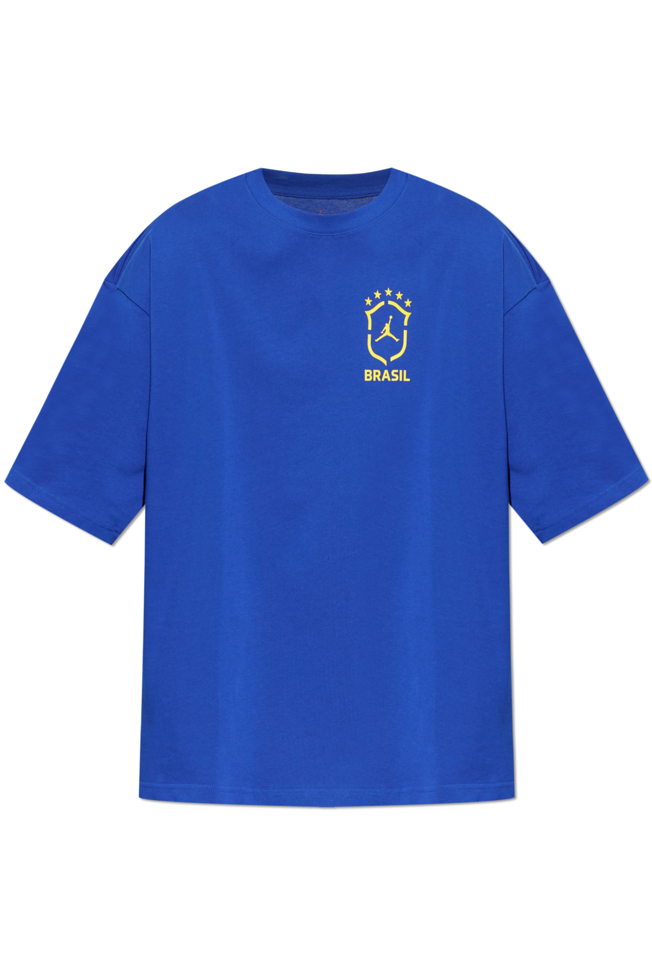 Nike T-shirt Z Nadrukiem, Mężczyźni, Niebieski