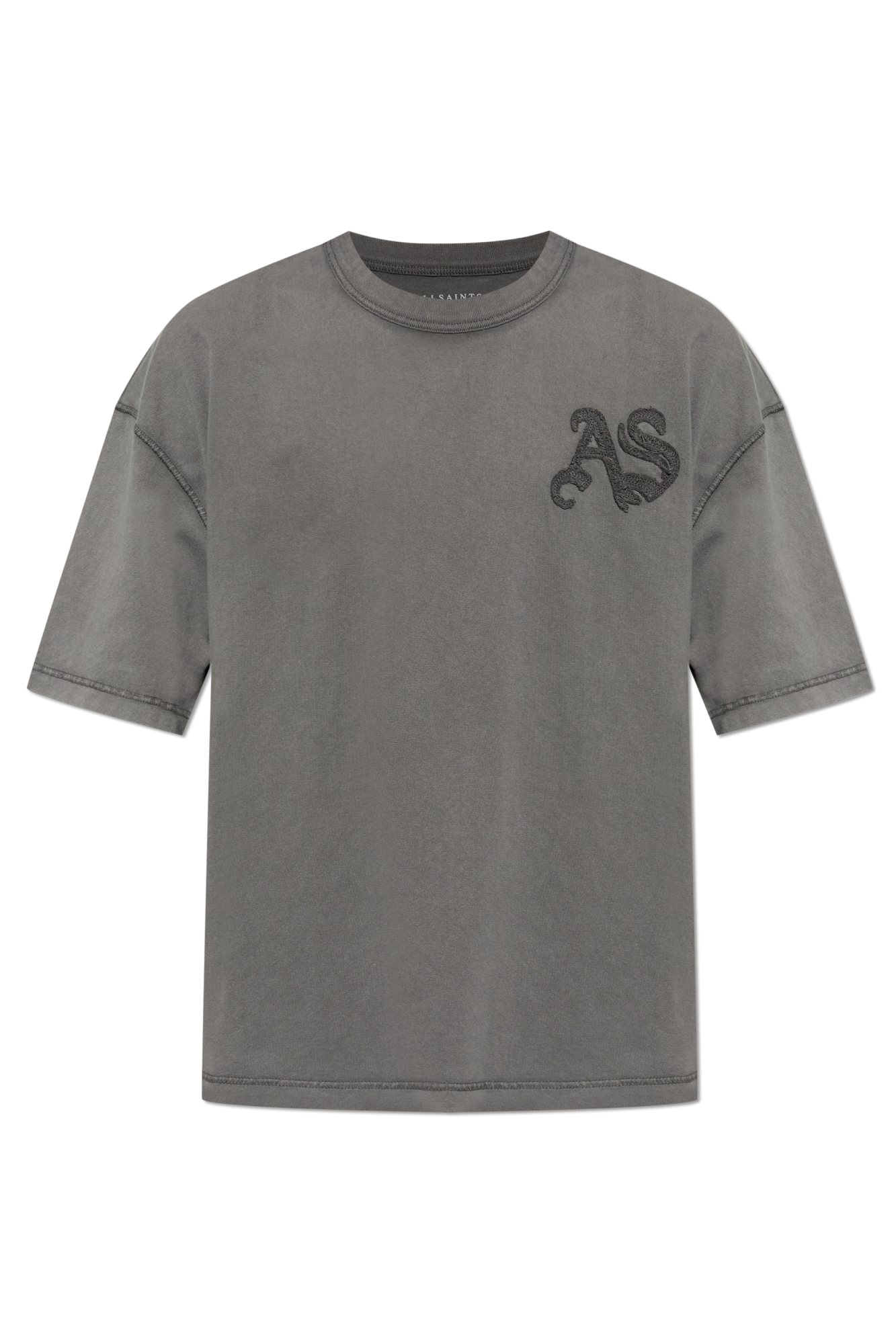 AllSaints T-shirt `Insignia`, Mężczyźni, Szary