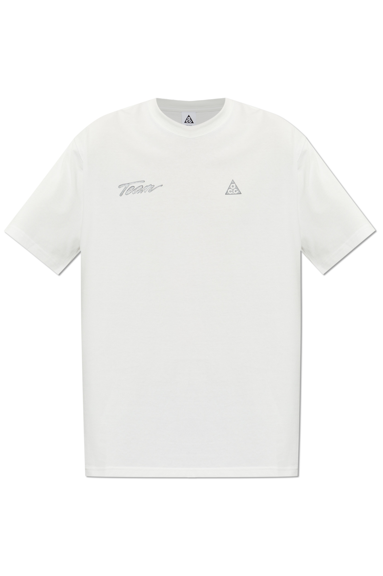 Nike T-shirt Z Nadrukiem, Mężczyźni, Biały