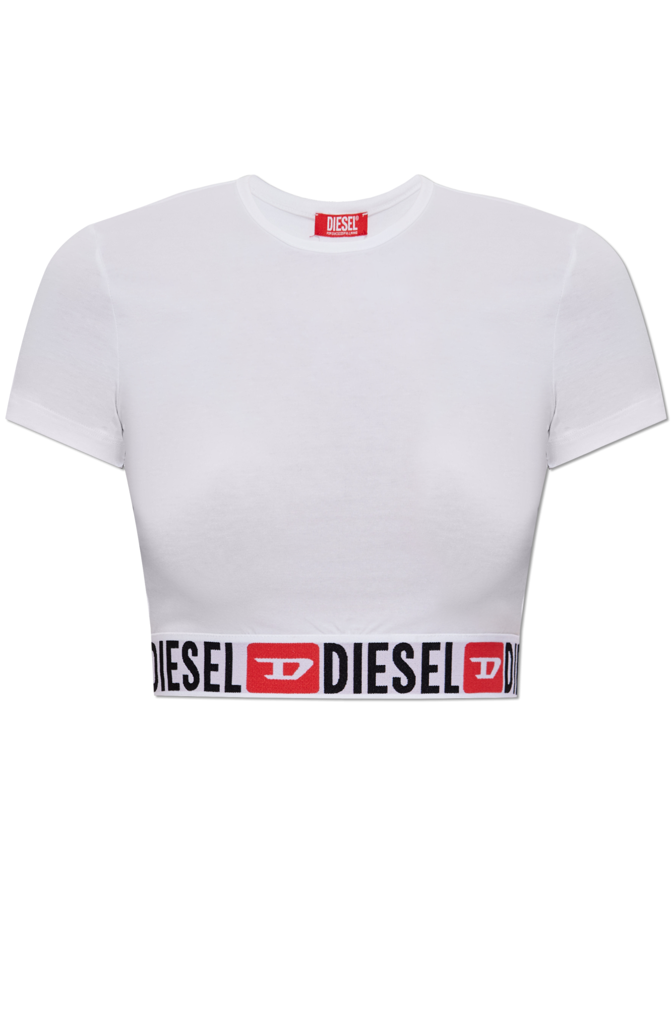 Diesel Krótki T-shirt `IRMA-D-CORE`, Kobiety, Biały