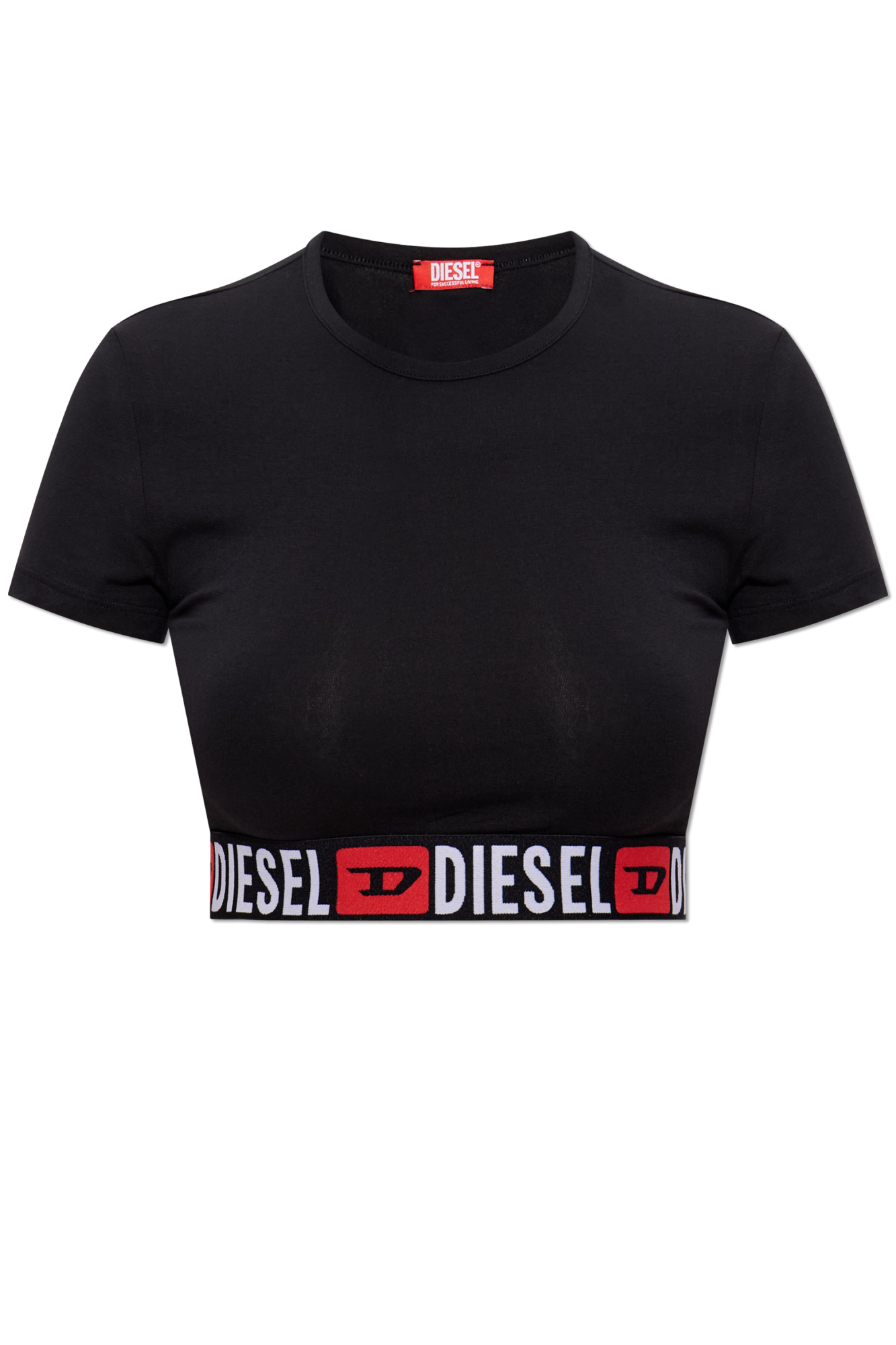 Diesel Krótki T-shirt `IRMA-D-CORE`, Kobiety, Czarny