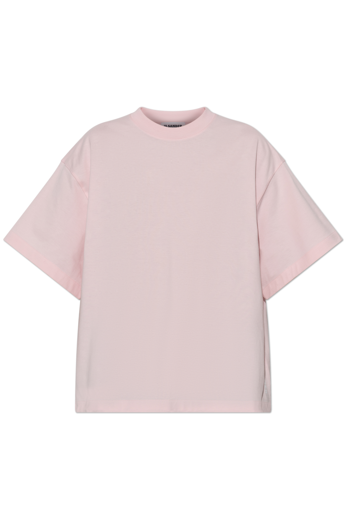 JIL SANDER T-shirt Z Nadrukowanym Logo, Kobiety, Różowy