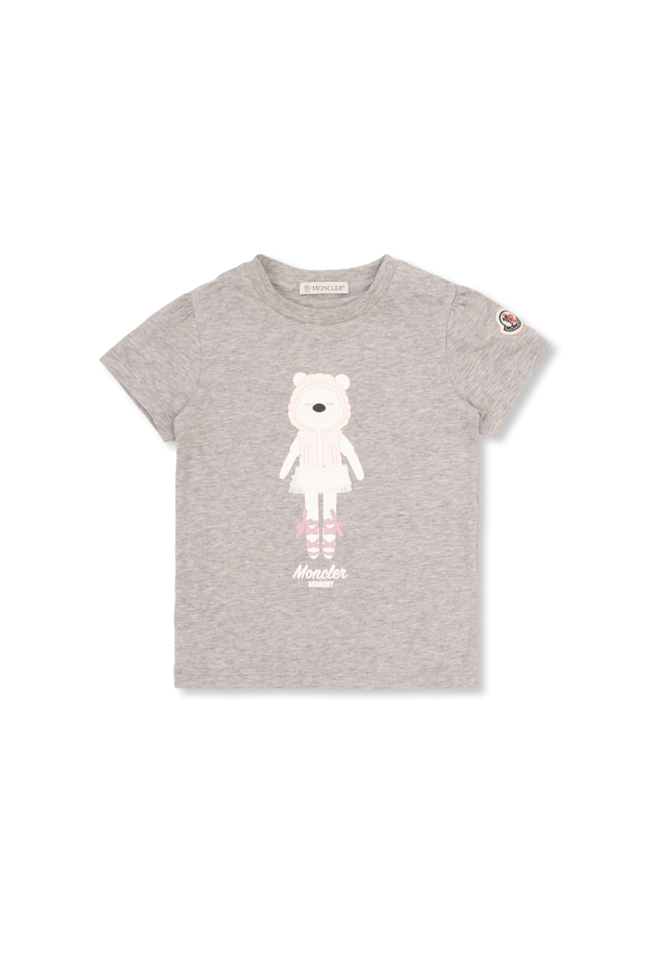 Moncler Enfant T-shirt Z Logo, Unisex, Szary