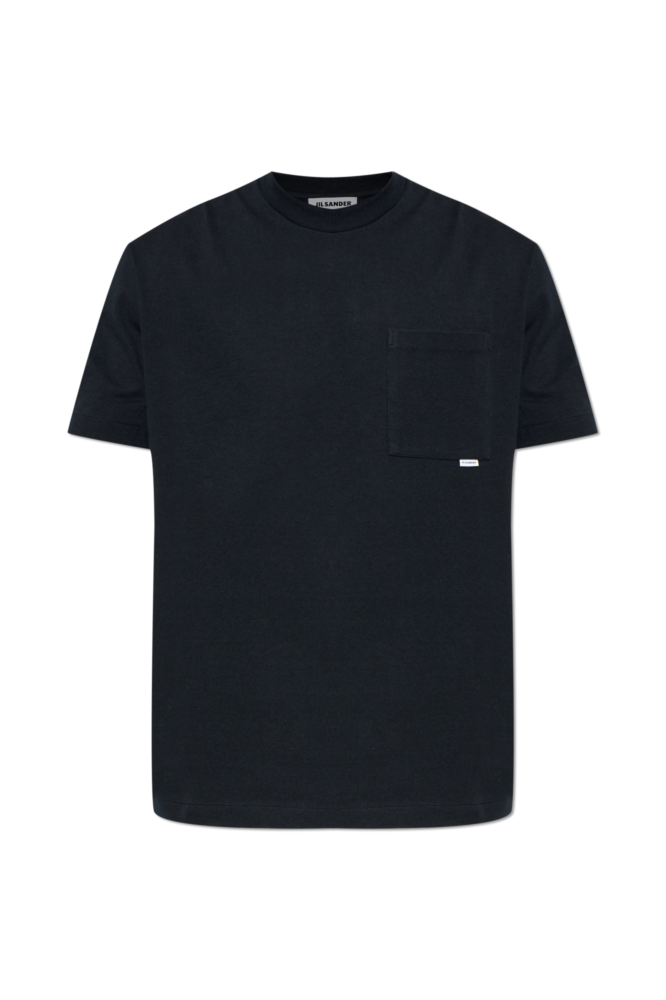 JIL SANDER T-shirt Z Kieszenią, Mężczyźni, Granatowy