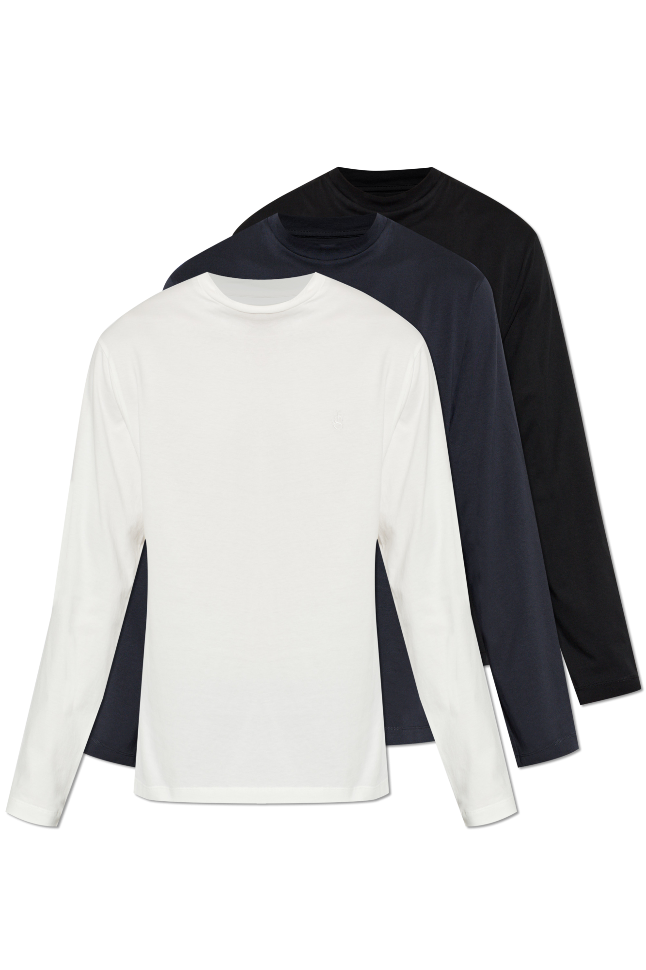 JIL SANDER Trójpak T-shirtów, Mężczyźni, Biały
