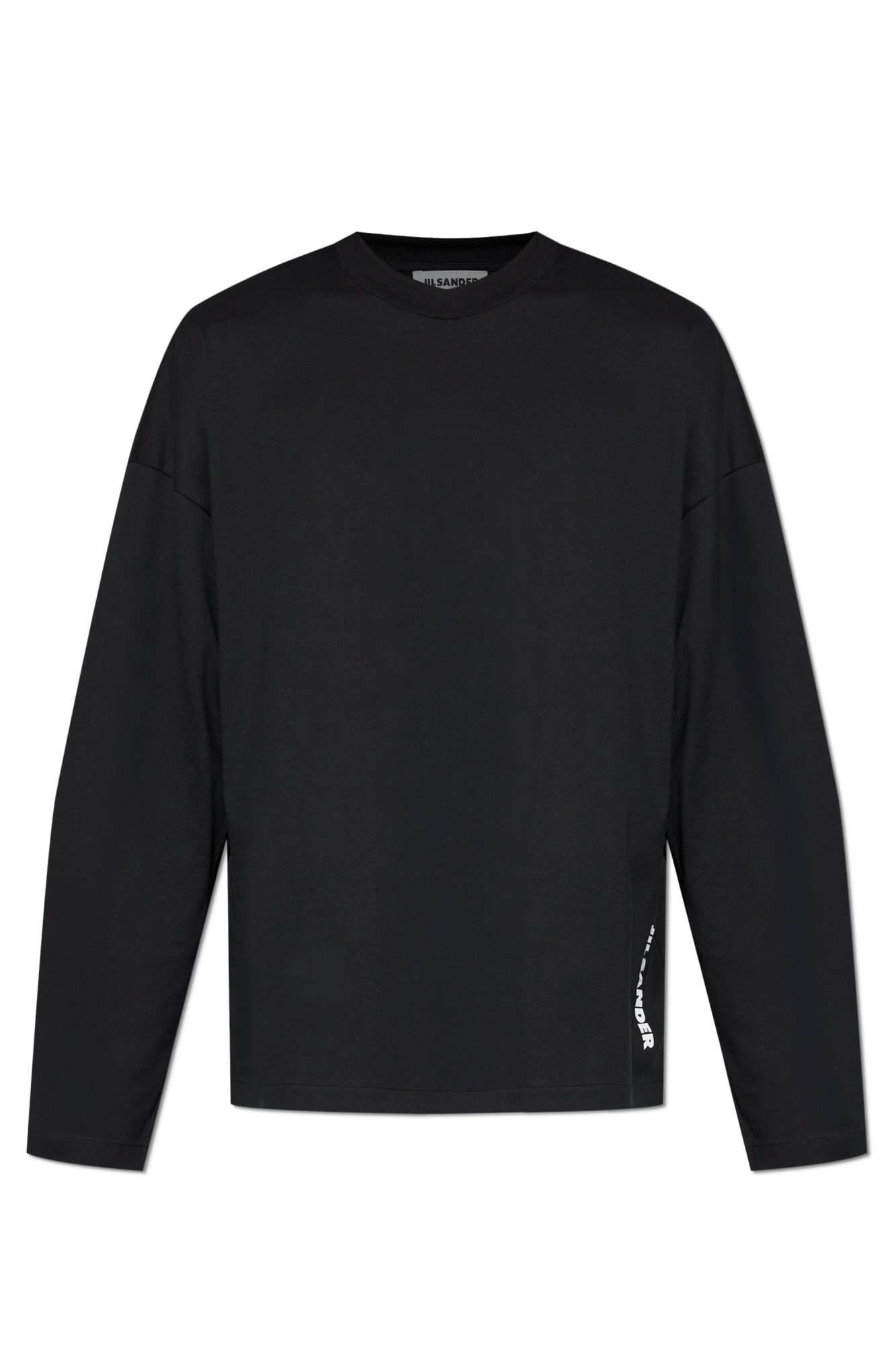 JIL SANDER T-shirt Z Długimi Rękawami, Mężczyźni, Czarny