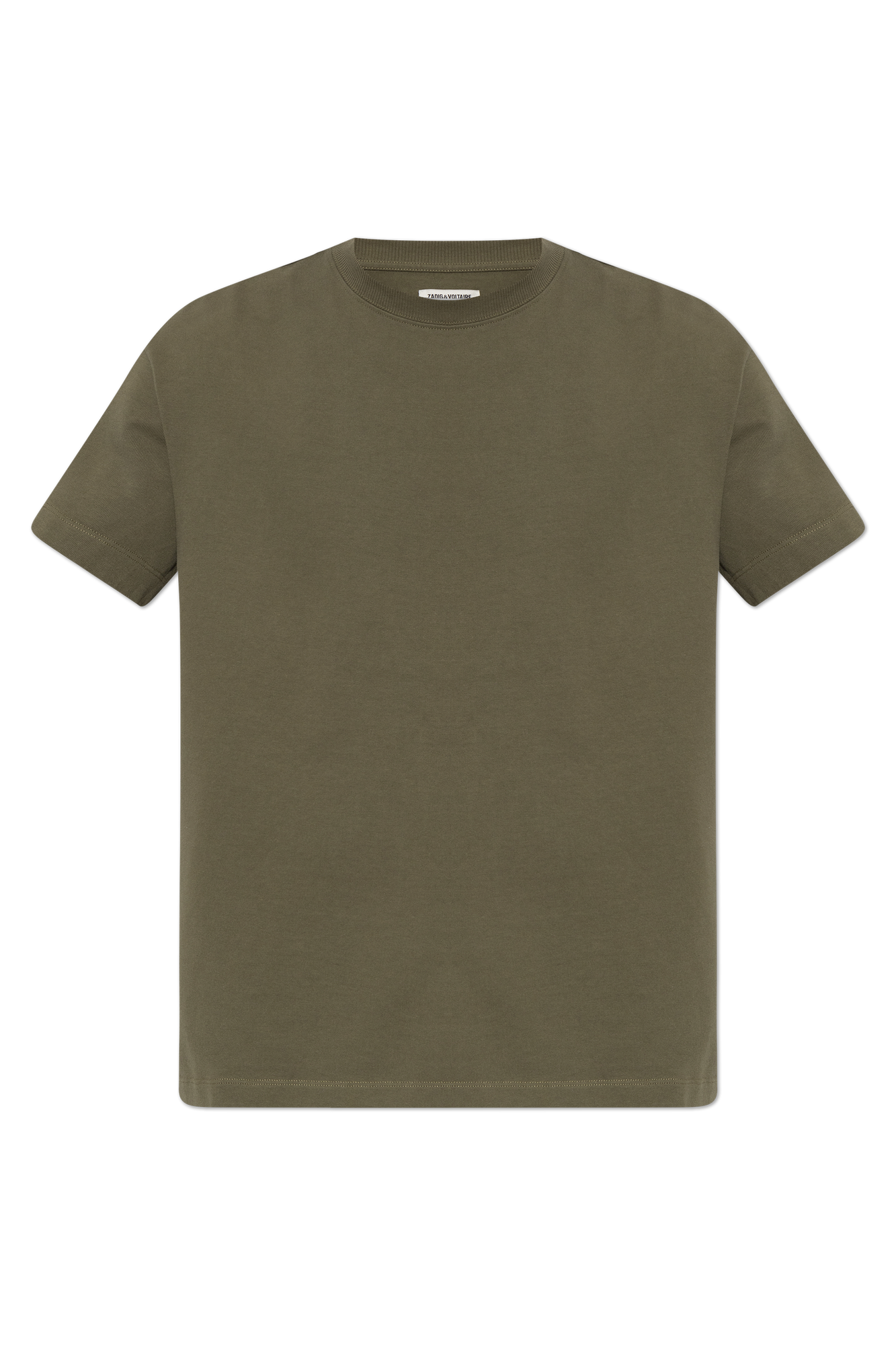 Zadig & Voltaire T-shirt ‘Teddyx’, Mężczyźni, Zielony