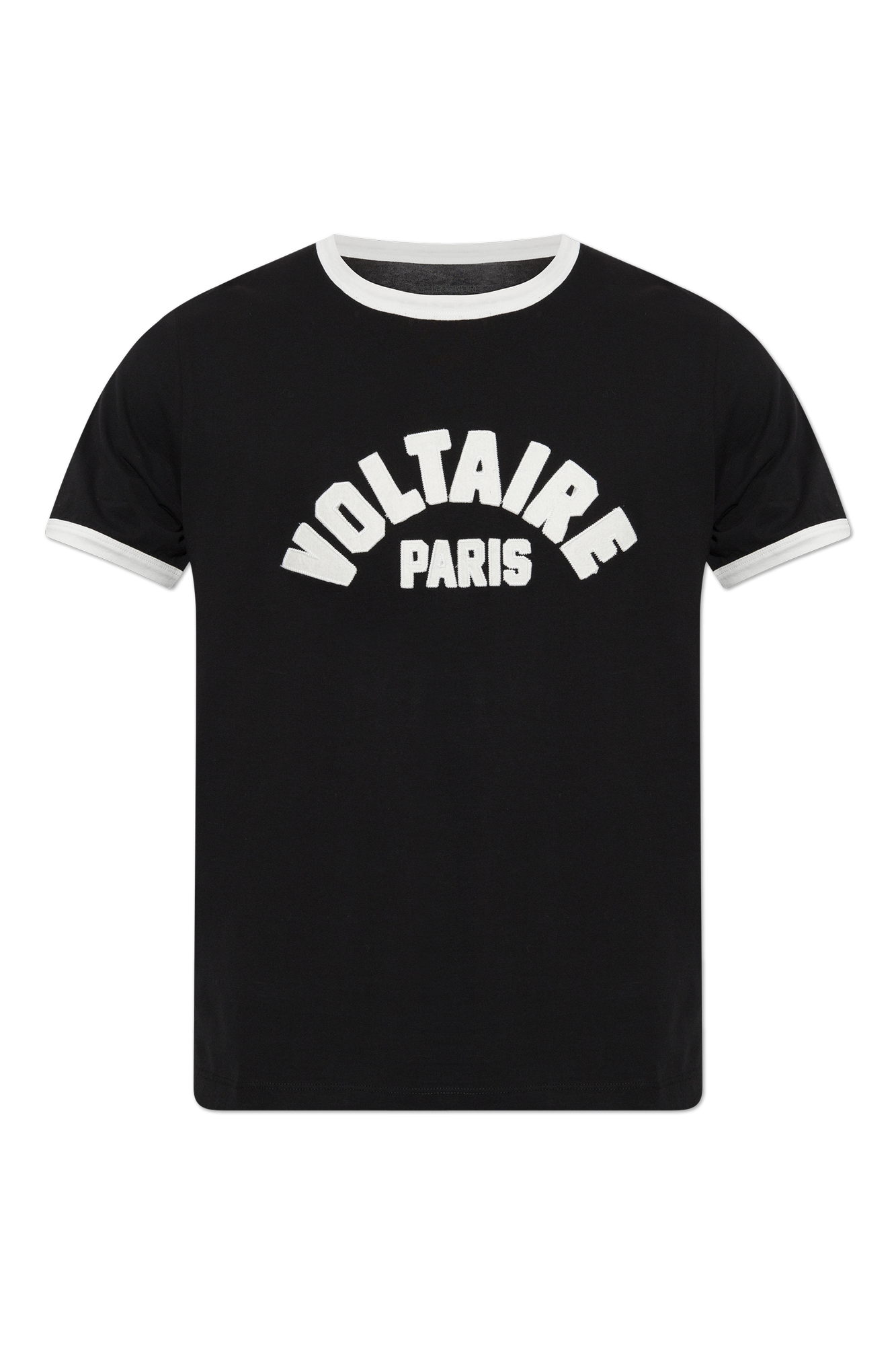 Zadig & Voltaire T-shirt ‘Woody’, Mężczyźni, Czarny