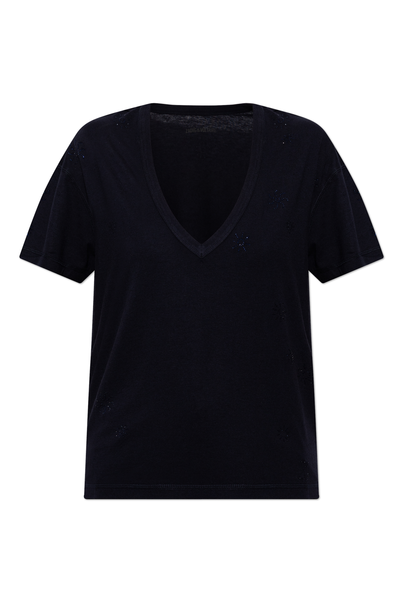 Zadig & Voltaire T-shirt ‘Marta’, Kobiety, Granatowy