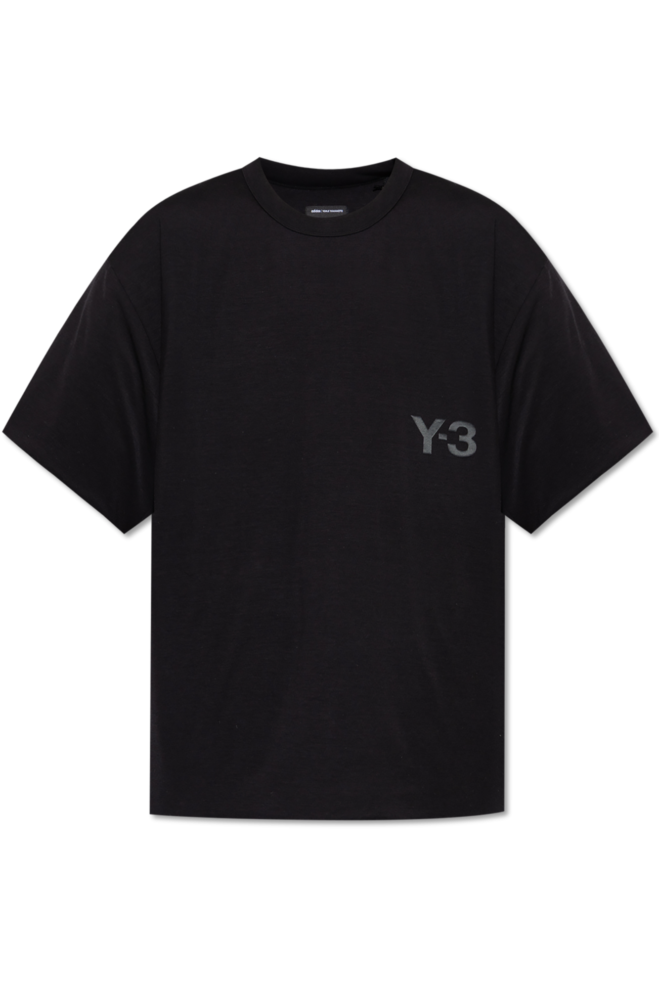 Y-3 T-shirt Z Wypełnieniem, Mężczyźni, Czarny