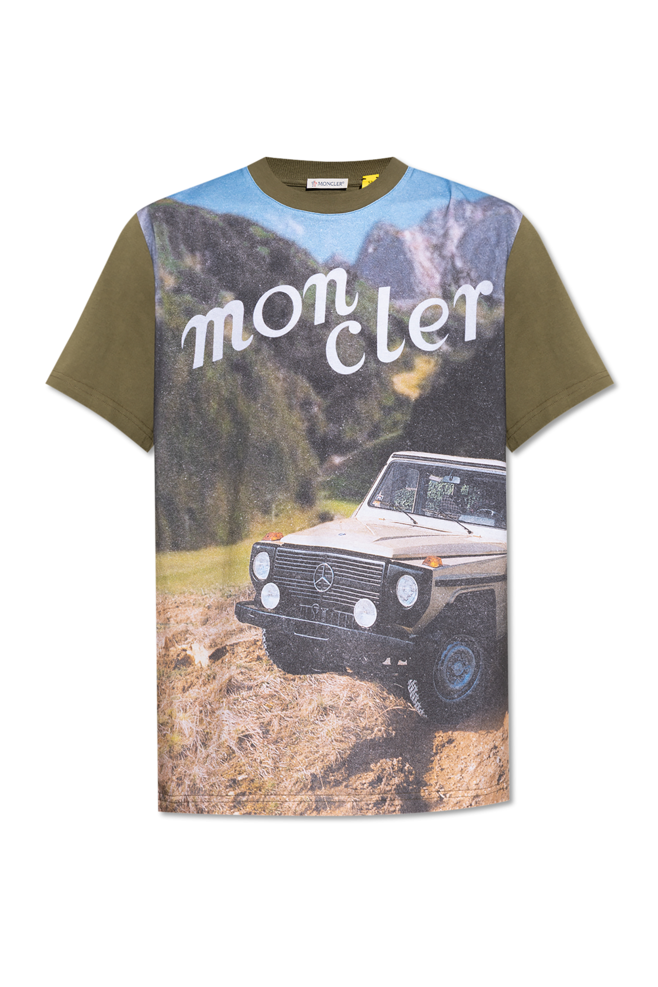 Moncler Genius 3 MONCLER  MERCEDES-BENZ DESIGNED BY NIGOLDENEYE, Mężczyźni, Zielony
