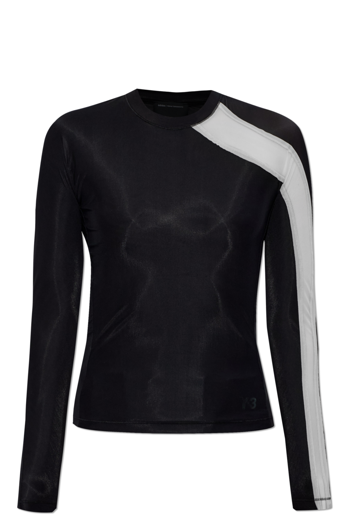 Y-3 T-shirt Z Długimi Rękawami, Kobiety, Czarny