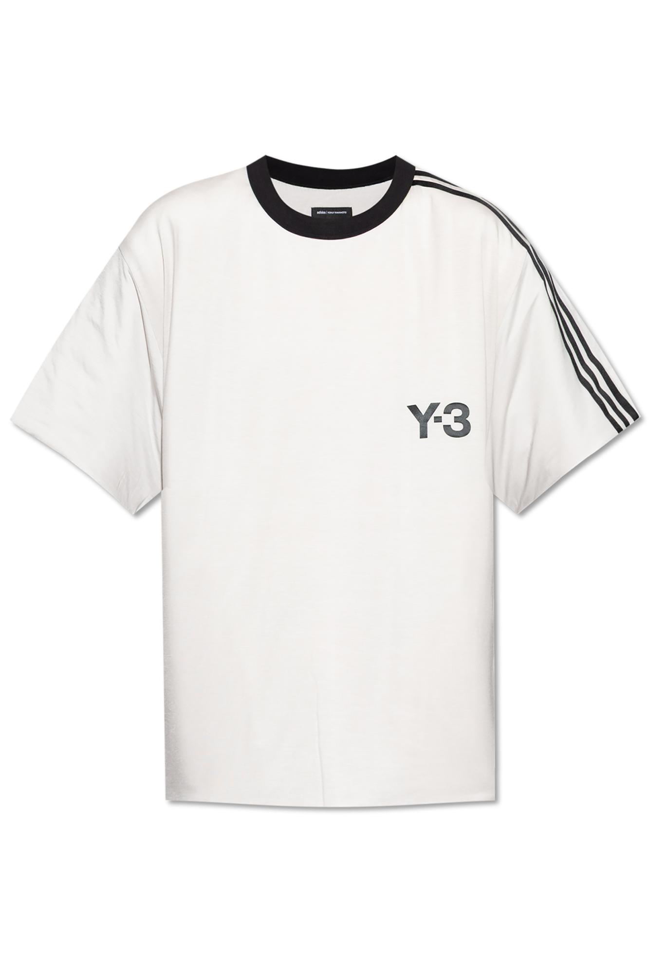 Y-3 T-shirt Z Wypełnieniem, Mężczyźni, Biały