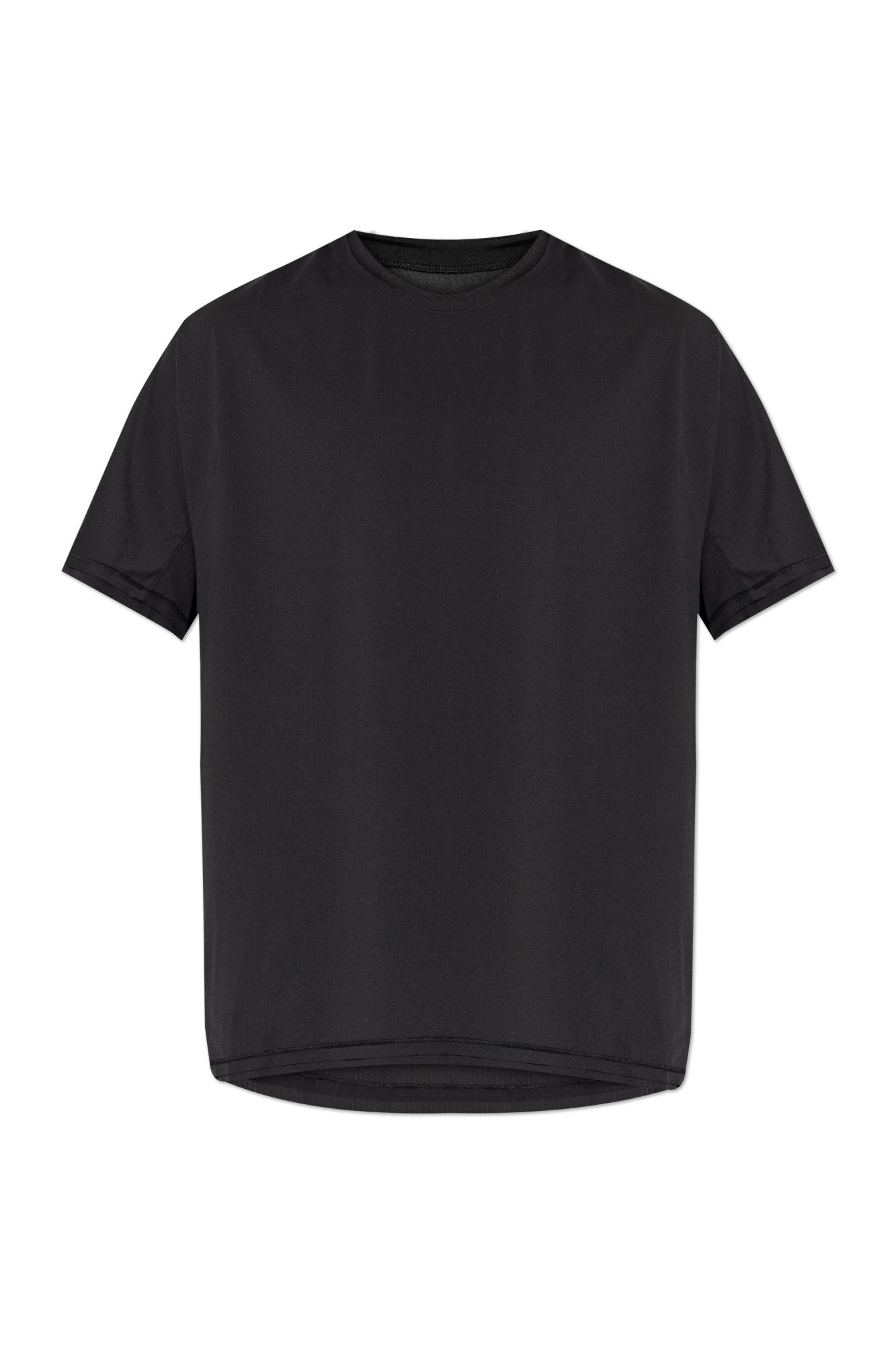 Y-3 T-shirt O Asymetrycznym Kroju, Mężczyźni, Czarny