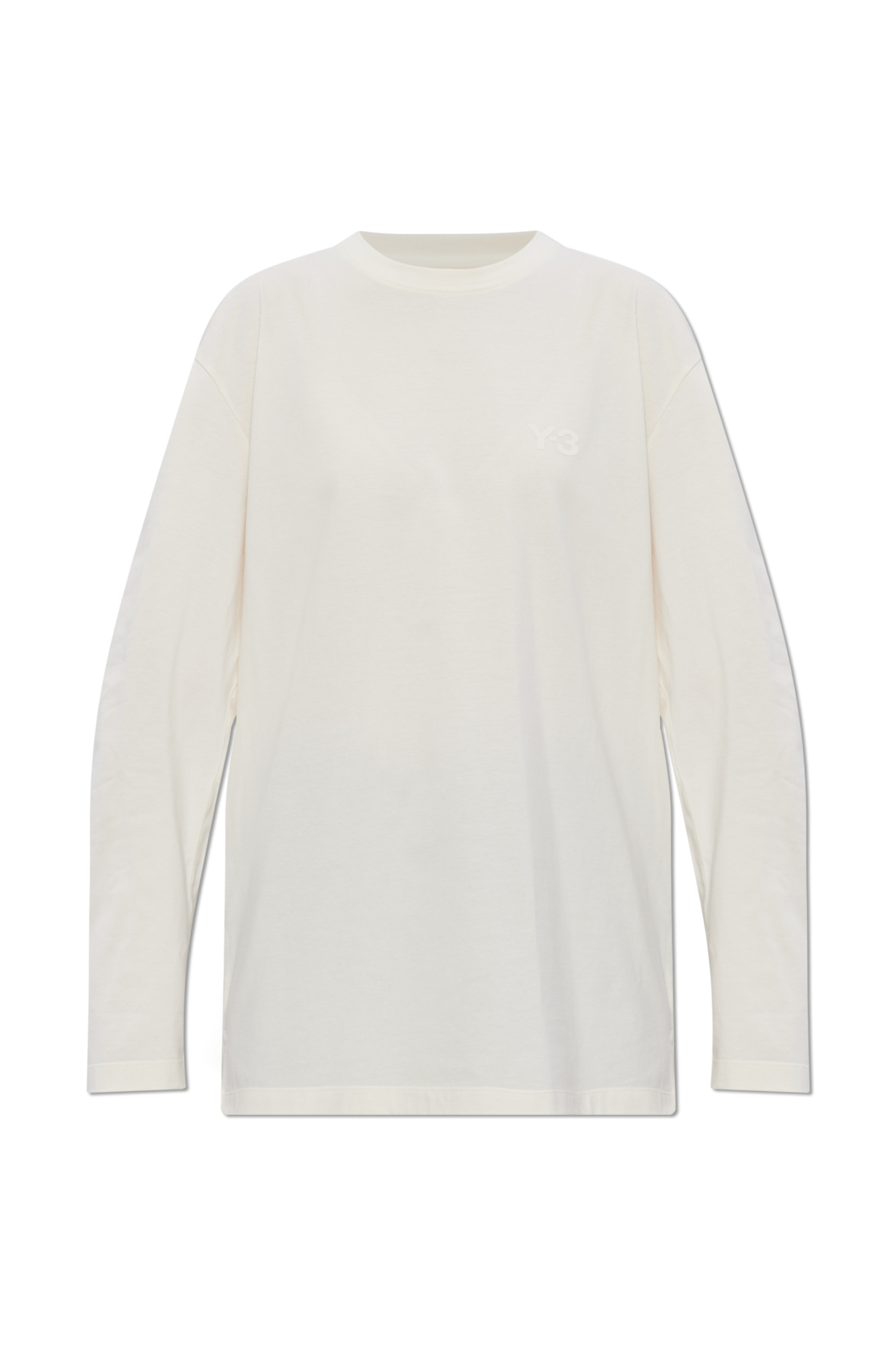 Y-3 T-shirt Z Logo, Unisex, Kremowy